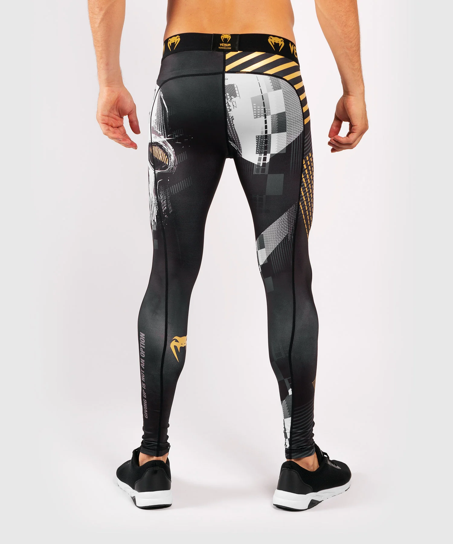 Pantalones de compresión Venum Skull - Negro - Image 4
