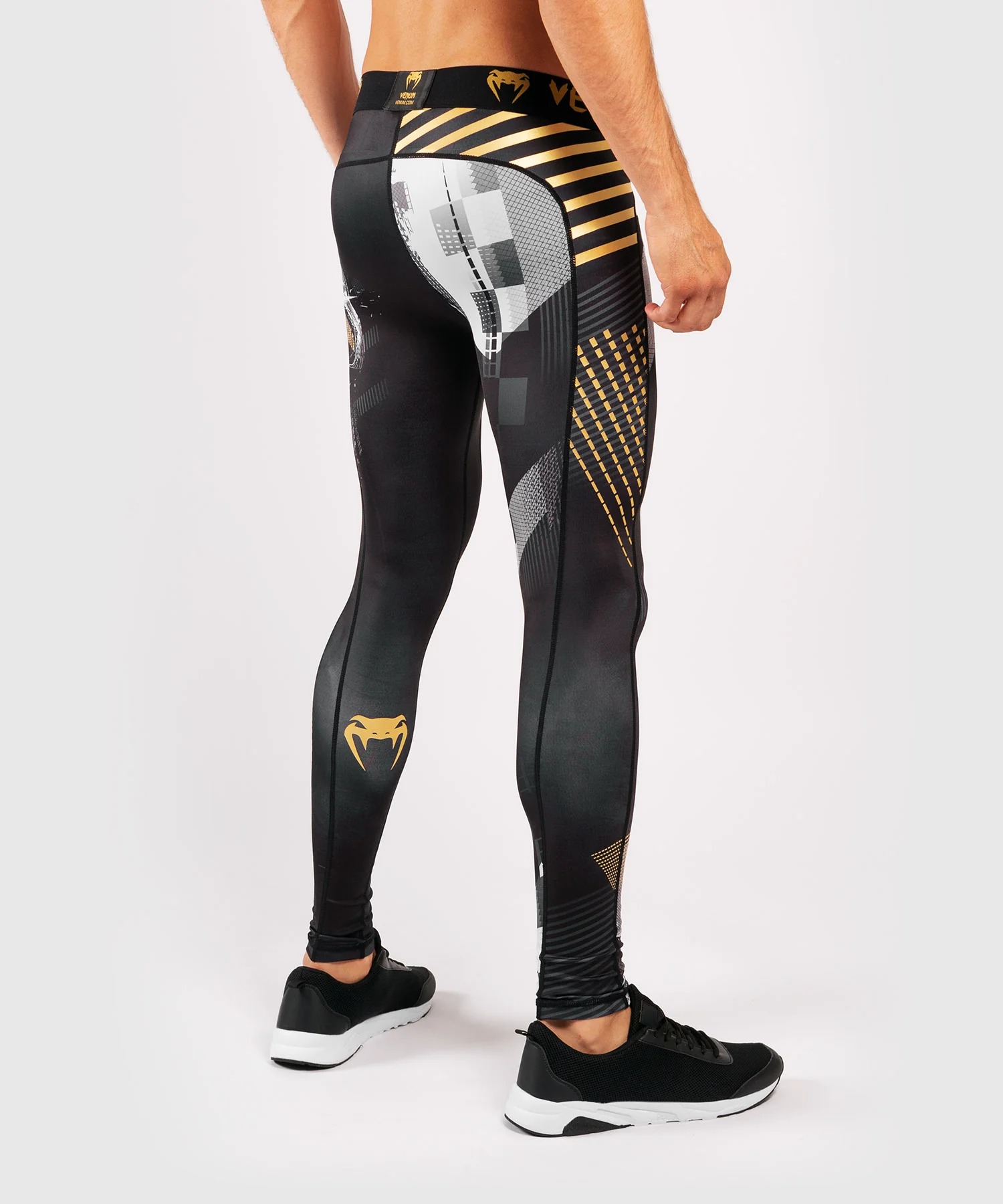 Pantalones de compresión Venum Skull - Negro - Image 5