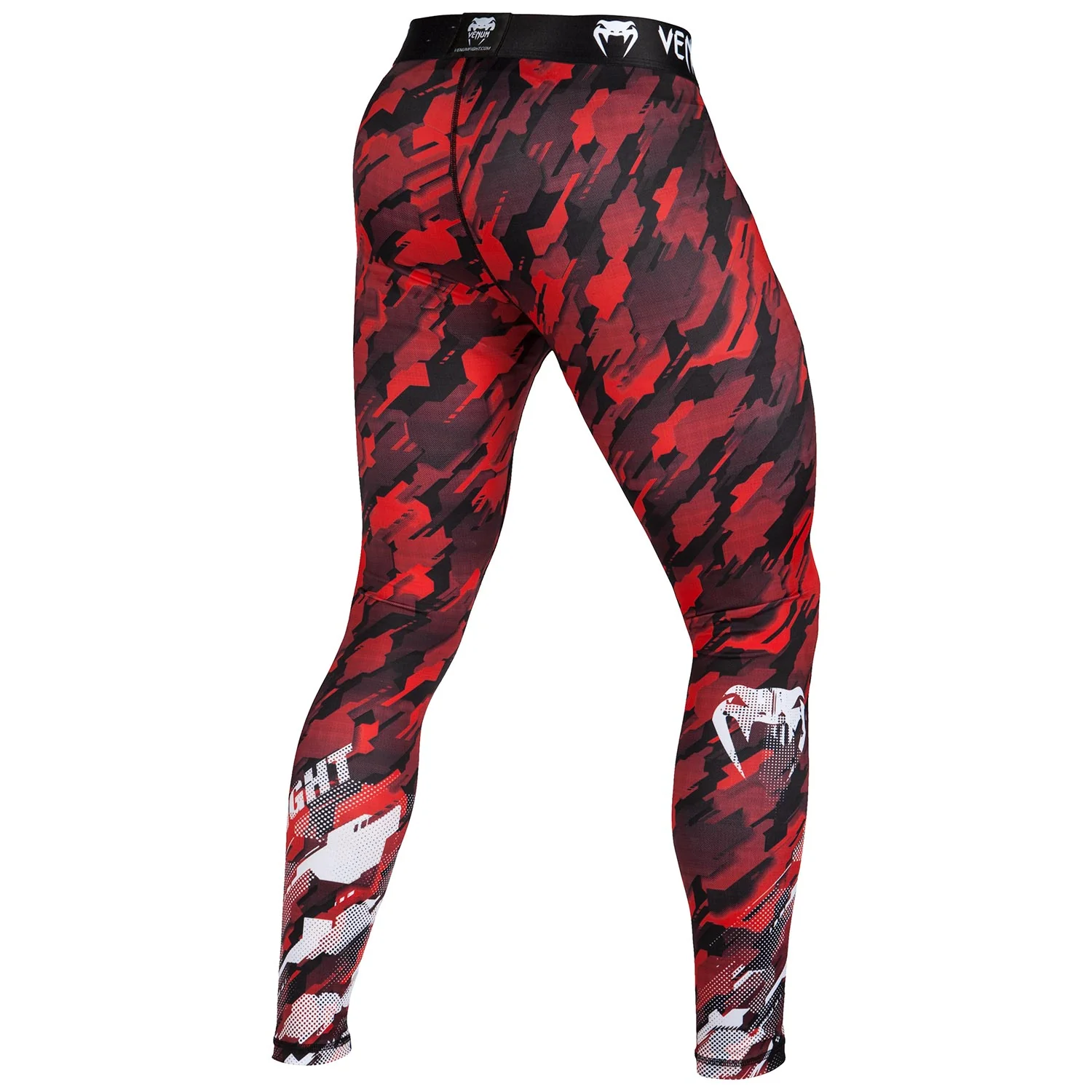 Pantalones de Compresión Venum Tecmo - Rojo/Blanco - Image 3