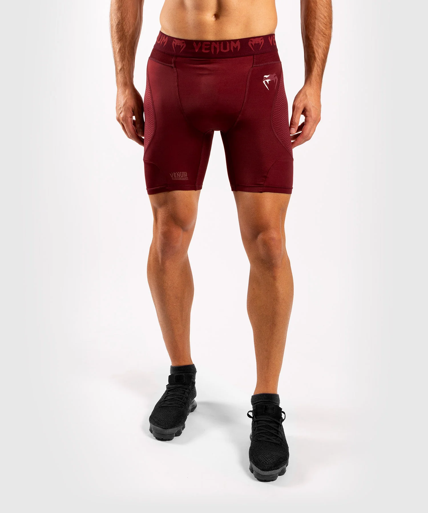 Pantalones de cortos de compresión Venum G-Fit - Burdeos