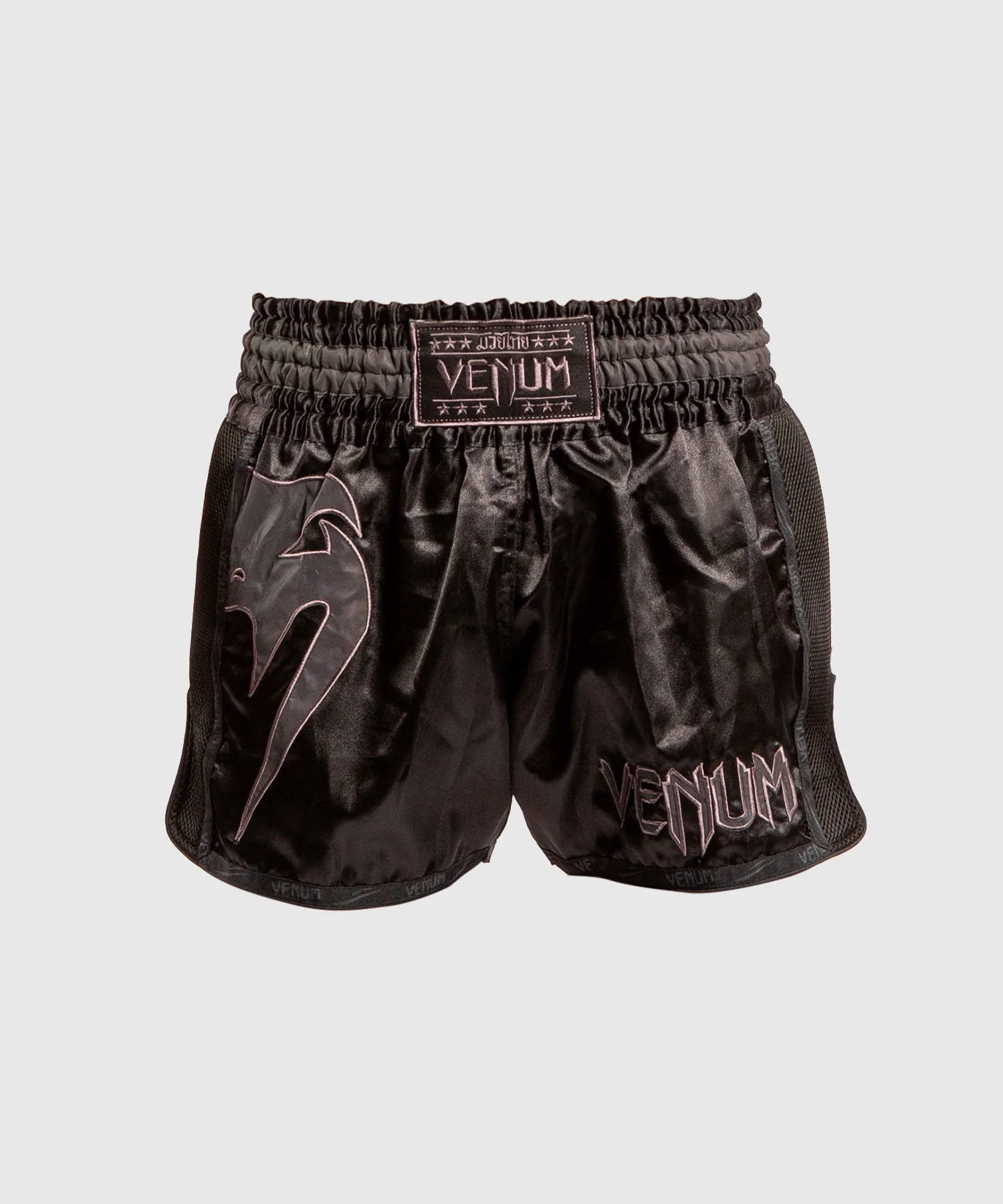 Pantalones de Muay Thai Venum Giant Glow - Negro
