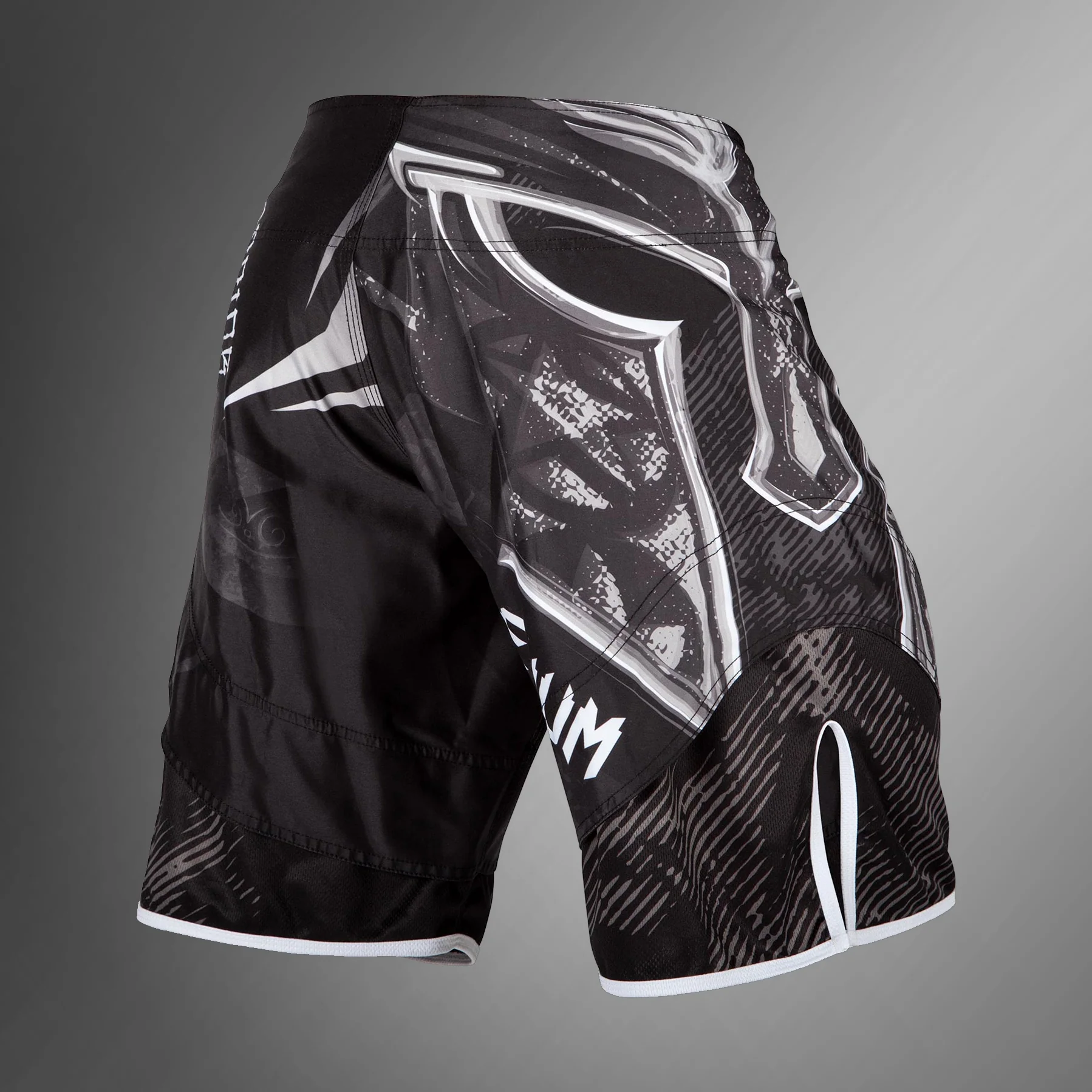 Pantalones MMA Venum Gladiator 3.0 - Negro/Blanco - Image 2