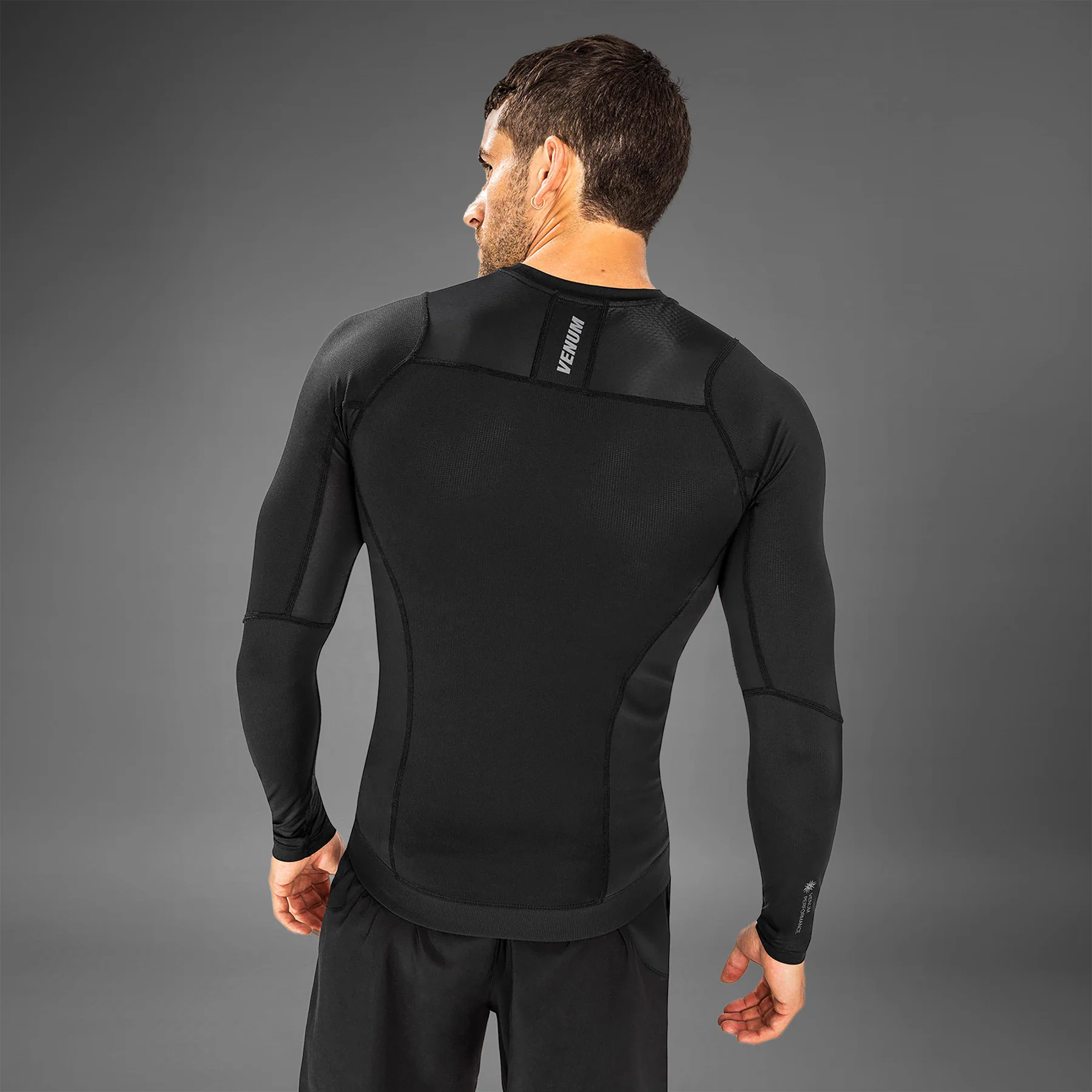 Rashguard de manga larga Venum G-Fit Air - Negro - Image 4