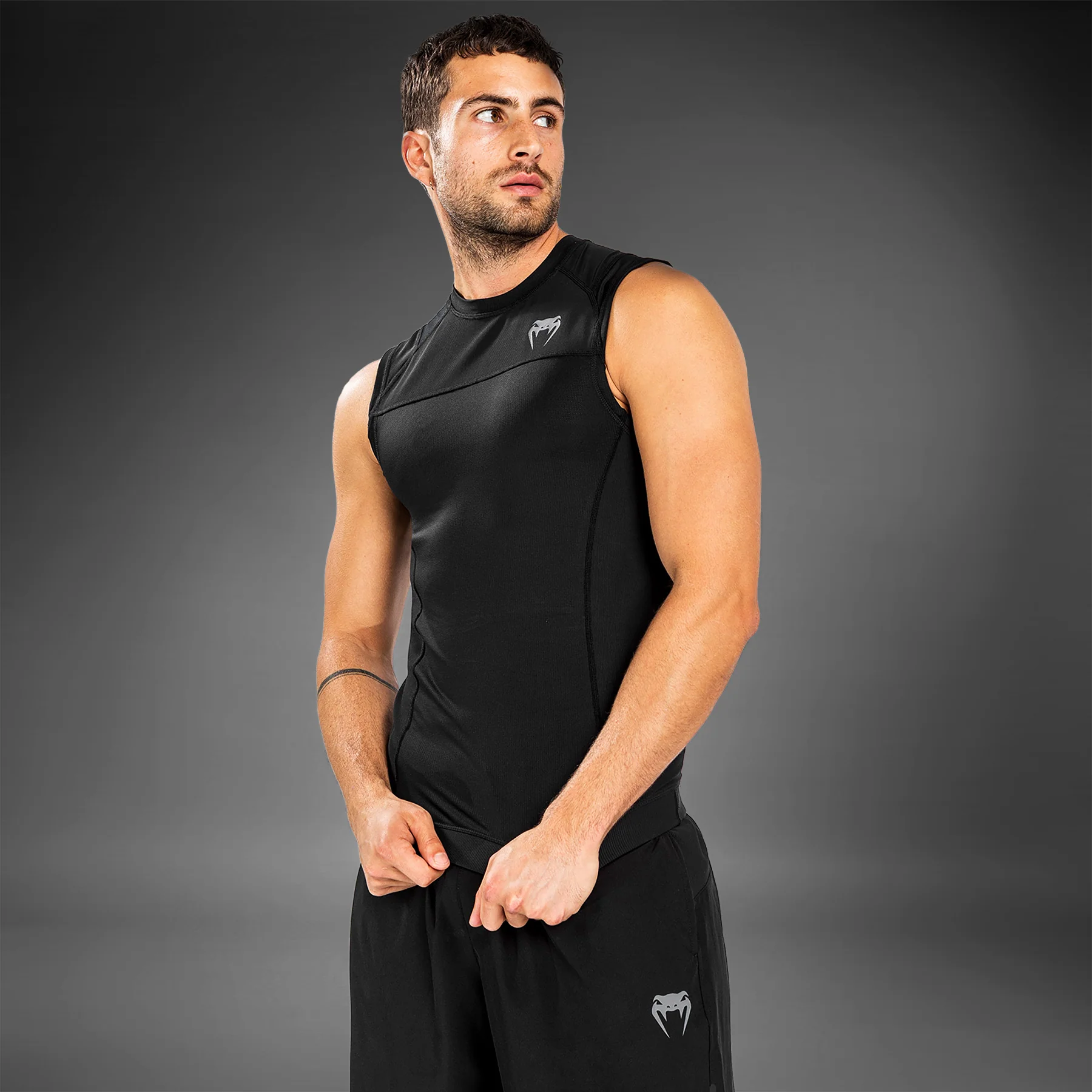 Rashguard sin mangas Venum G-Fit Air - Negro - Image 3