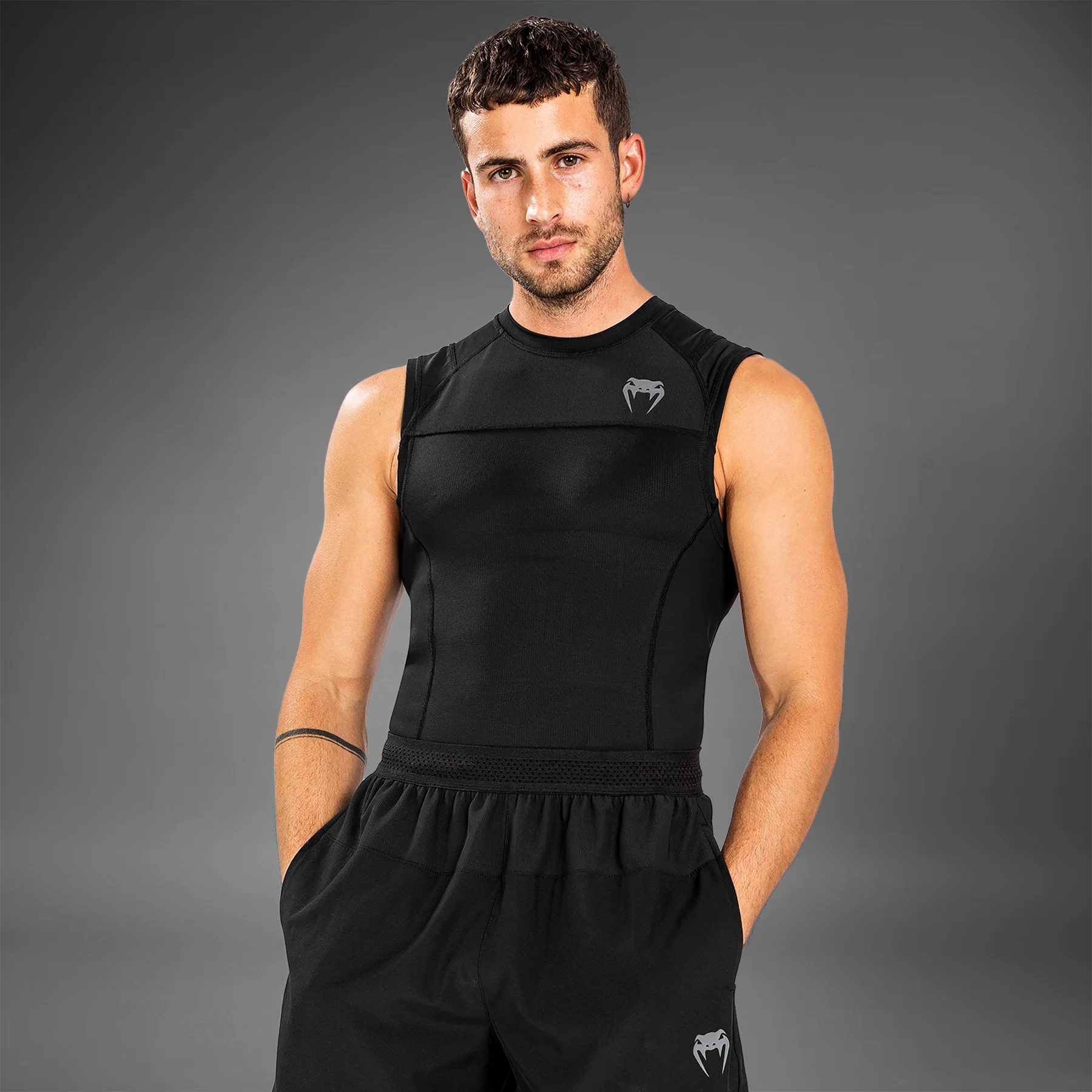 Rashguard sin mangas Venum G-Fit Air - Negro - Image 8