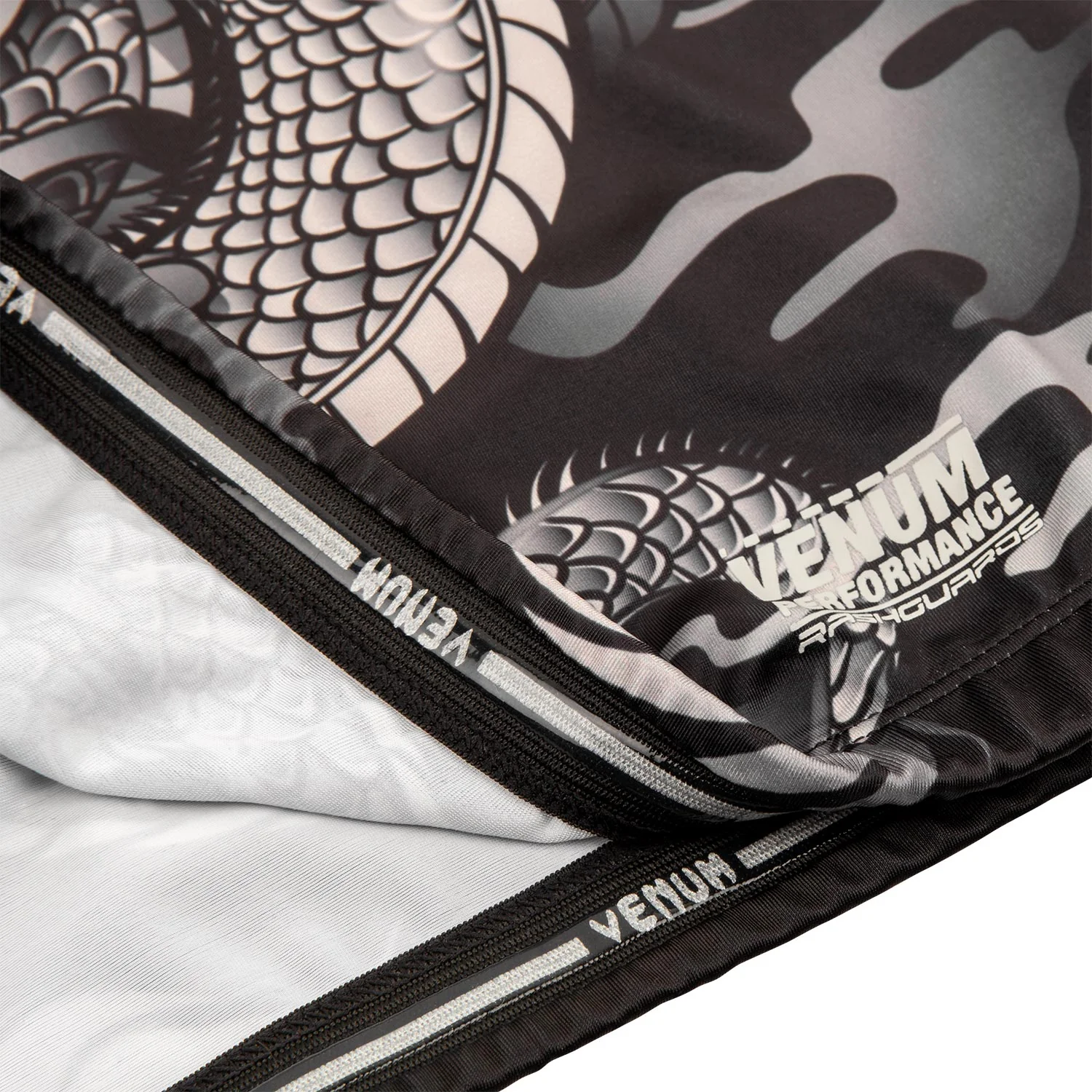 Rashguard Venum Dragon's Flight - Manga Larga - Negro/Arena - Image 6