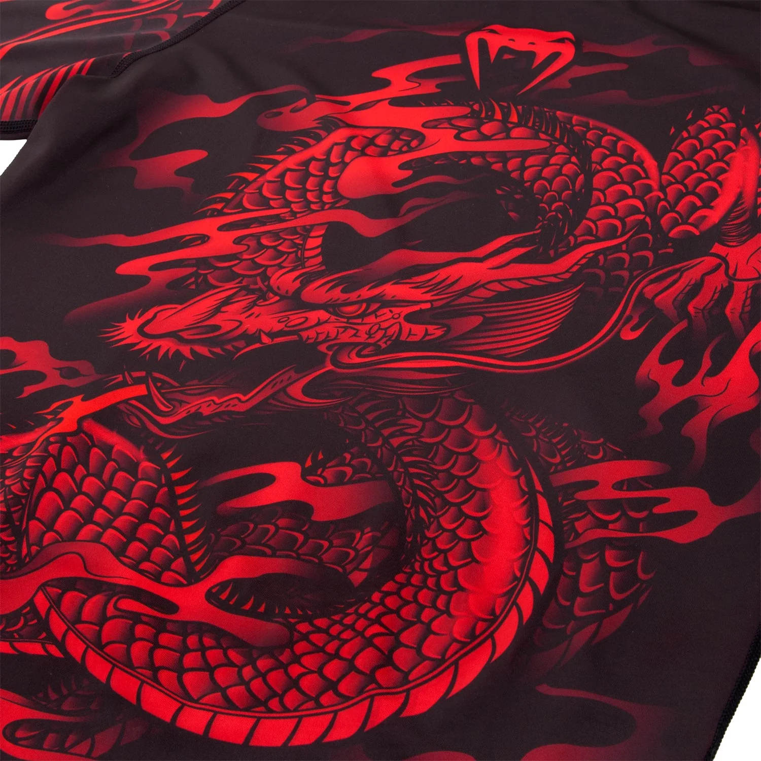 Rashguard Venum Dragon's Flight - Mangas Largas - Negro/Rojo - Image 8