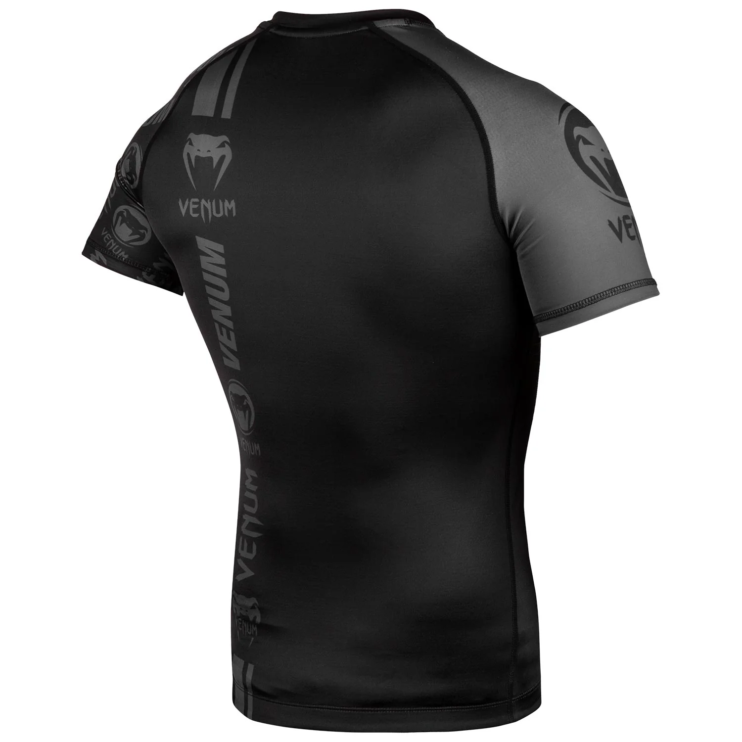 Rashguard Venum Logos - Mangas cortas - Negro/Negro - Image 3