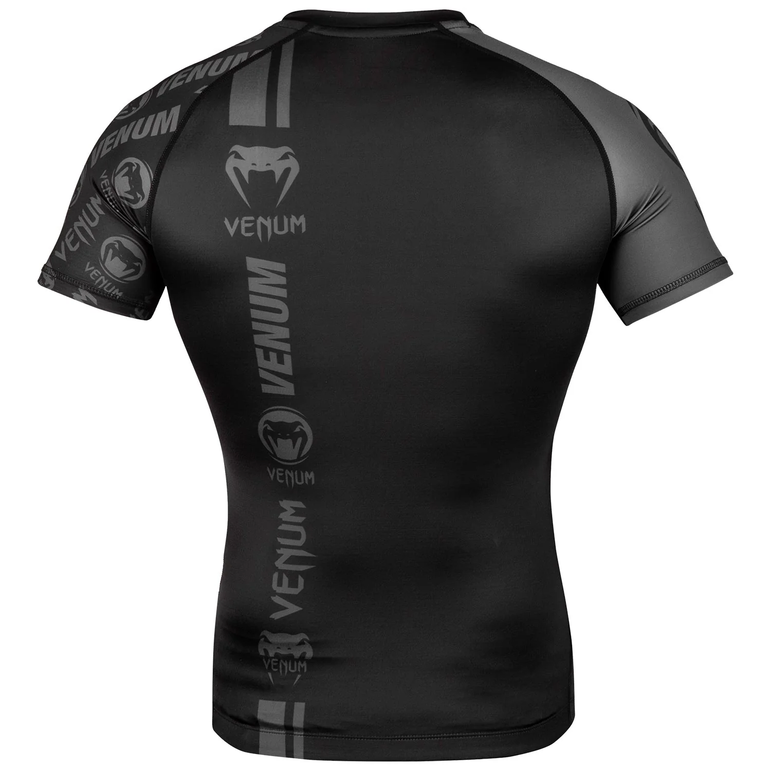 Rashguard Venum Logos - Mangas cortas - Negro/Negro - Image 4