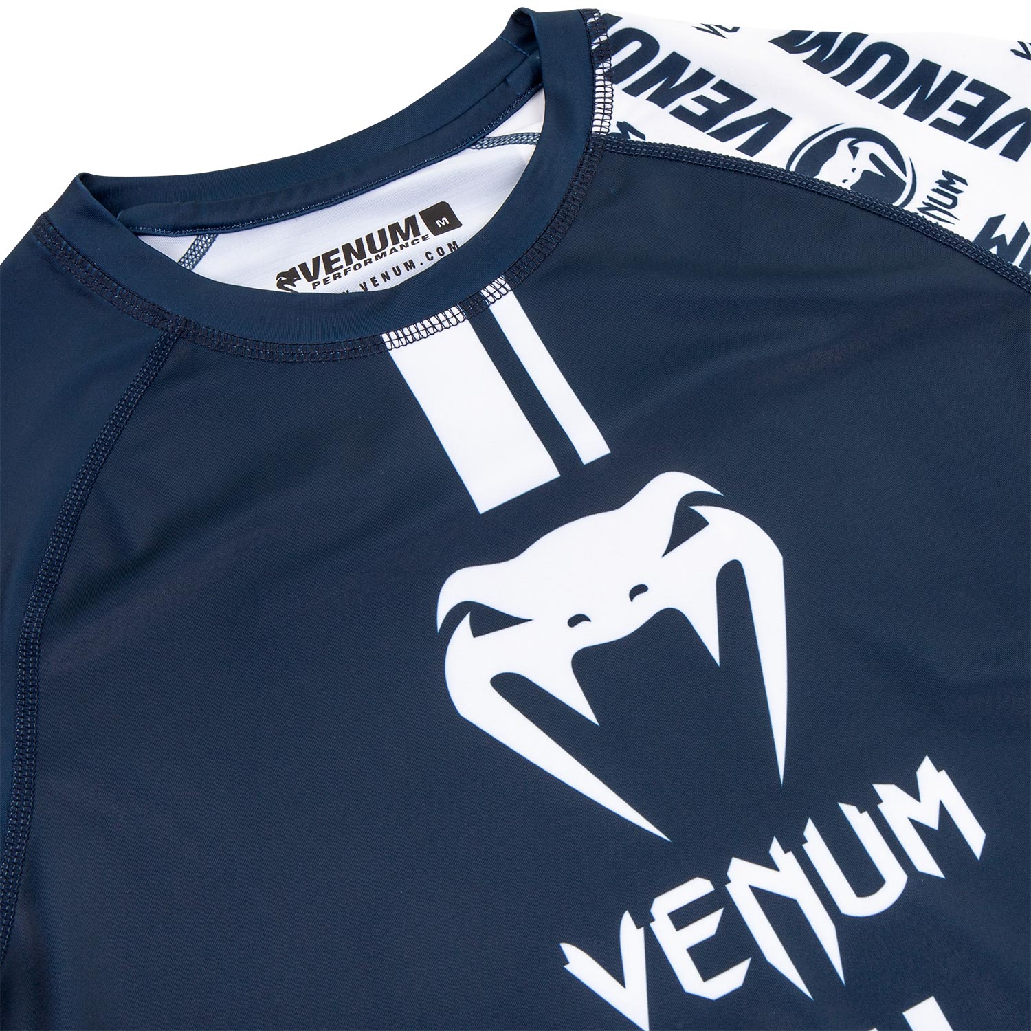 Rashguard Venum Logos - Mangas largas - Azul Marino/Blanco - Image 5