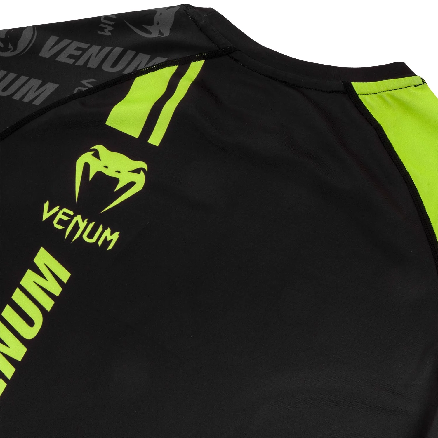 Rashguard Venum Logos - Mangas largas - Negro/Amarillo Fluo - Image 7
