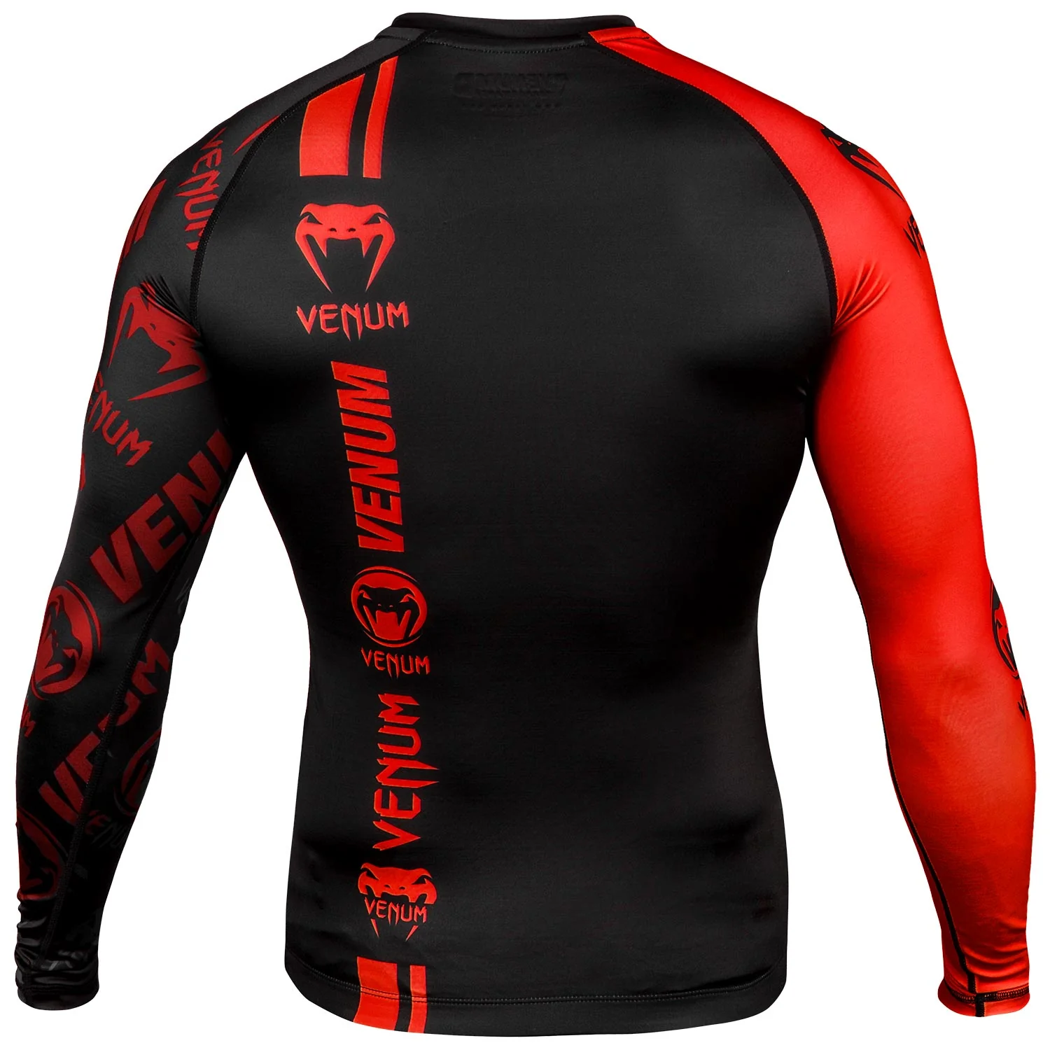 Rashguard Venum Logos - Mangas largas - Negro/Rojo - Image 4