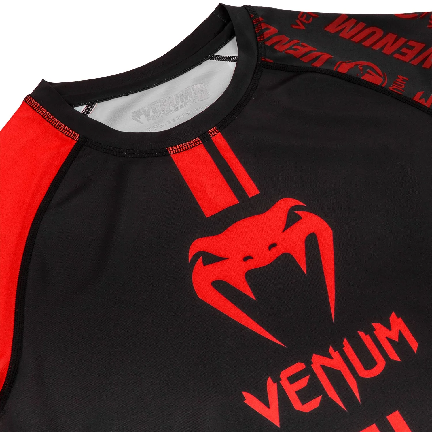 Rashguard Venum Logos - Mangas largas - Negro/Rojo - Image 5