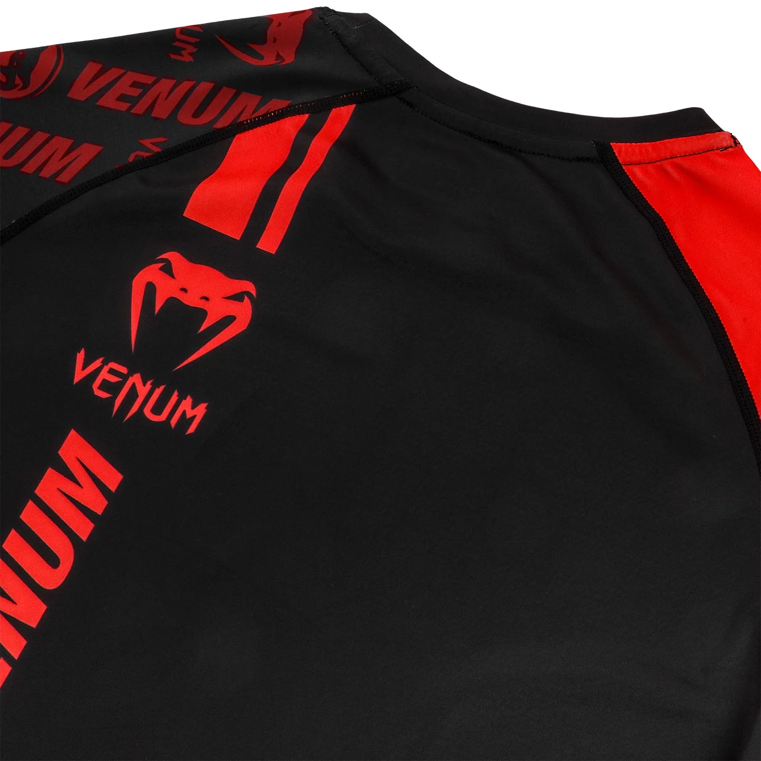 Rashguard Venum Logos - Mangas largas - Negro/Rojo - Image 7
