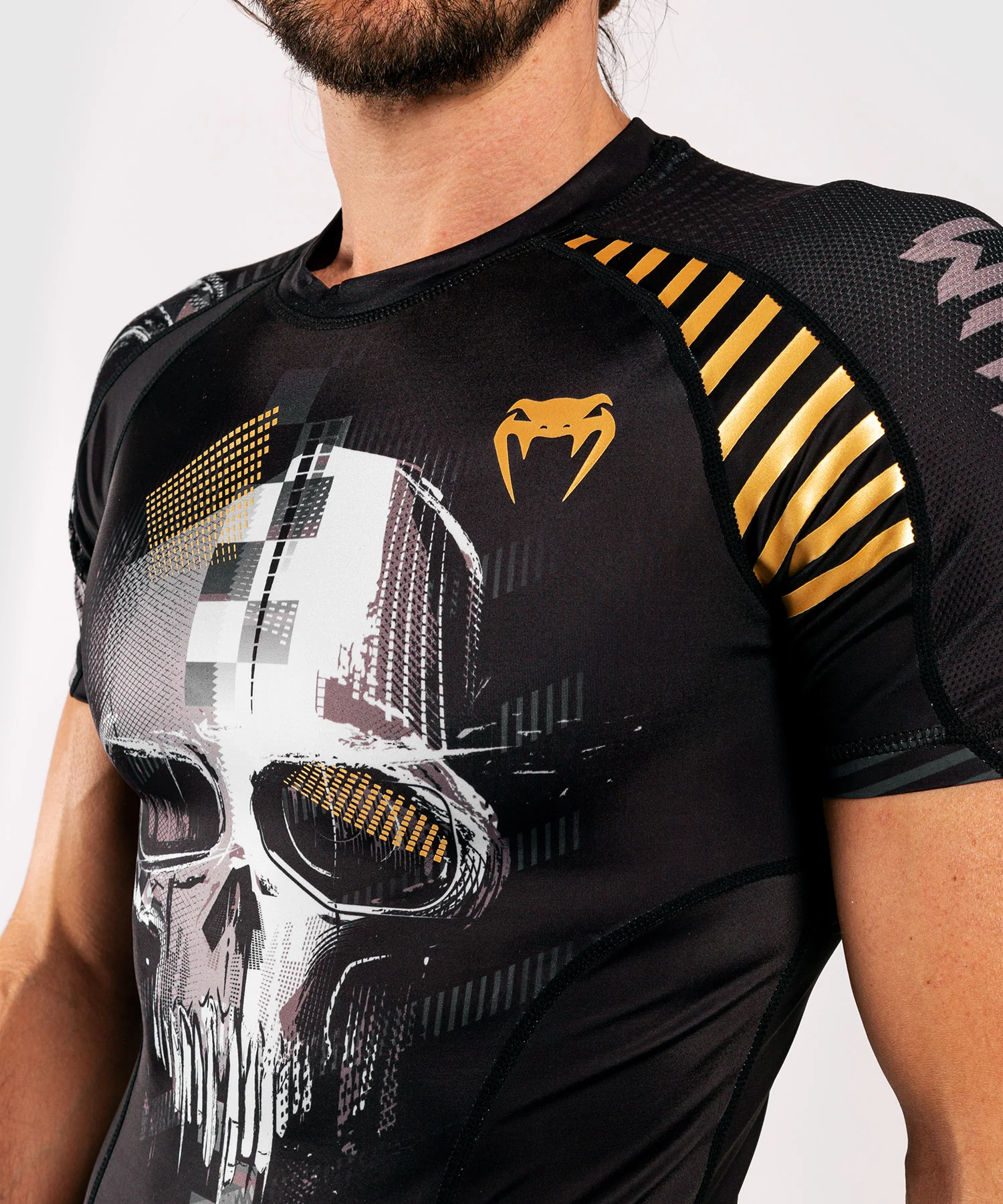 Rashguard Venum Skull - mangas cortas - Negro - Image 7