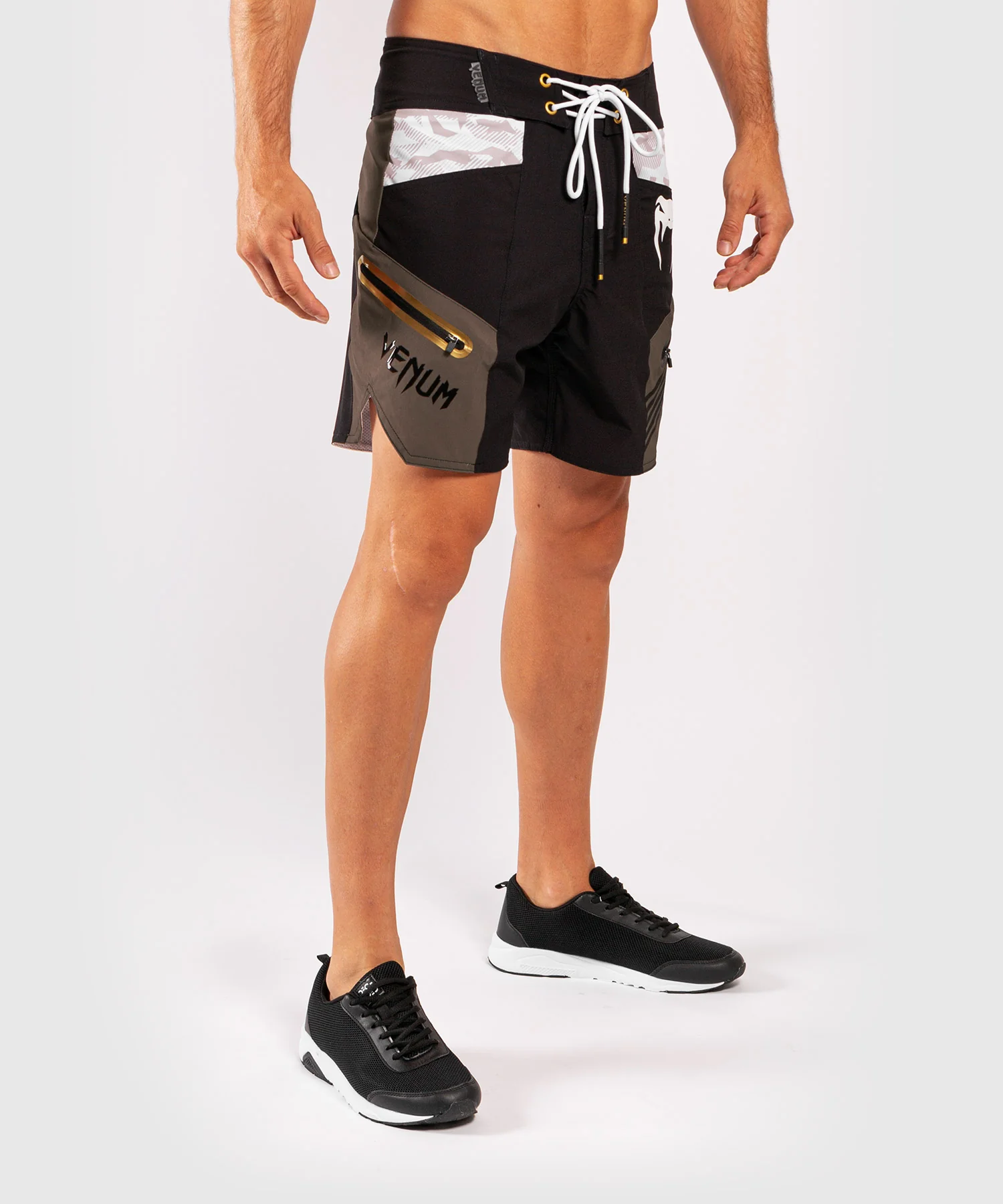 Short de baño Venum Cargo - Negro/Gris - Image 3