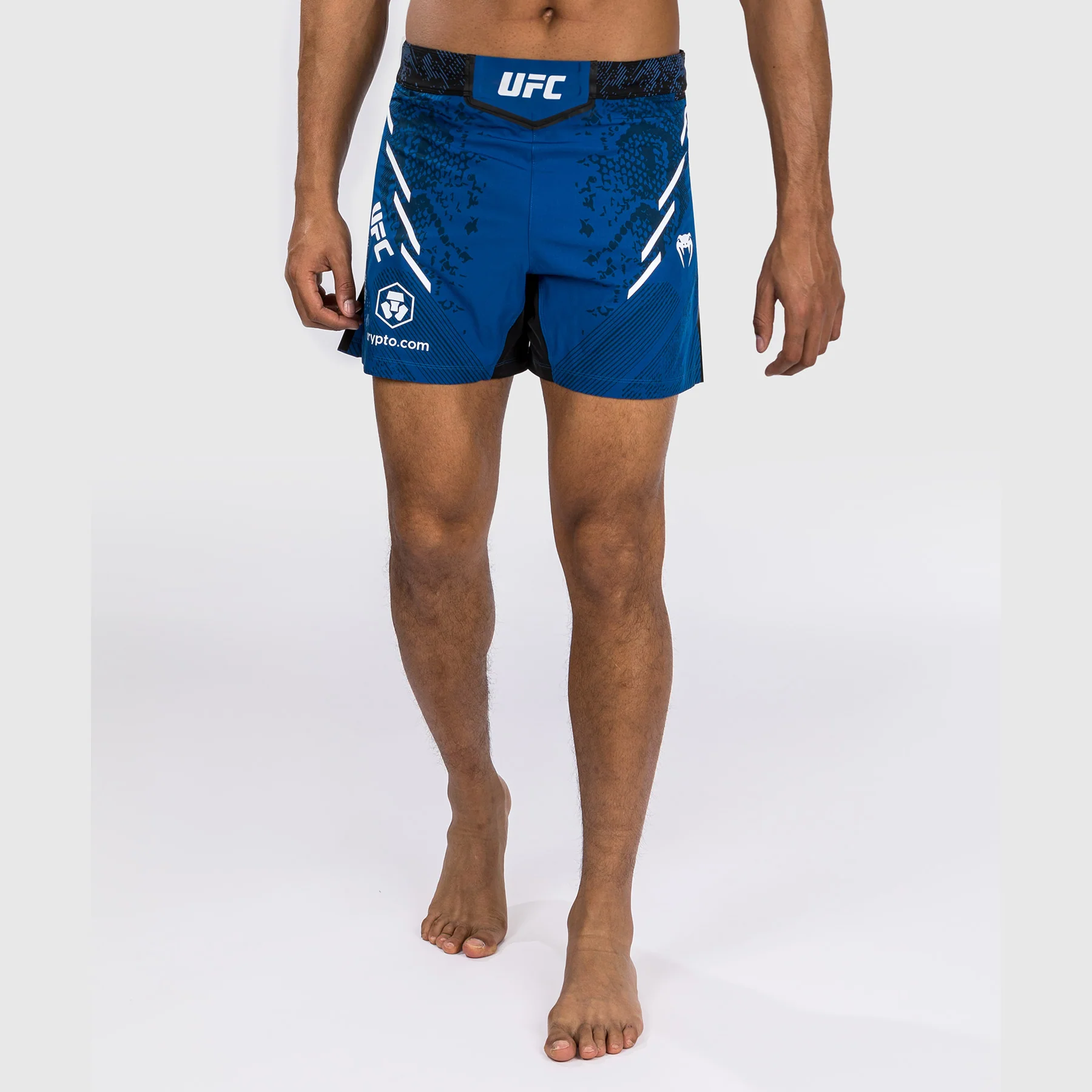 Pantalón Corto UFC Adrenaline by Venum Personalized Authentic Fight Night, Hombre - Corte Corto - Azul - Image 3