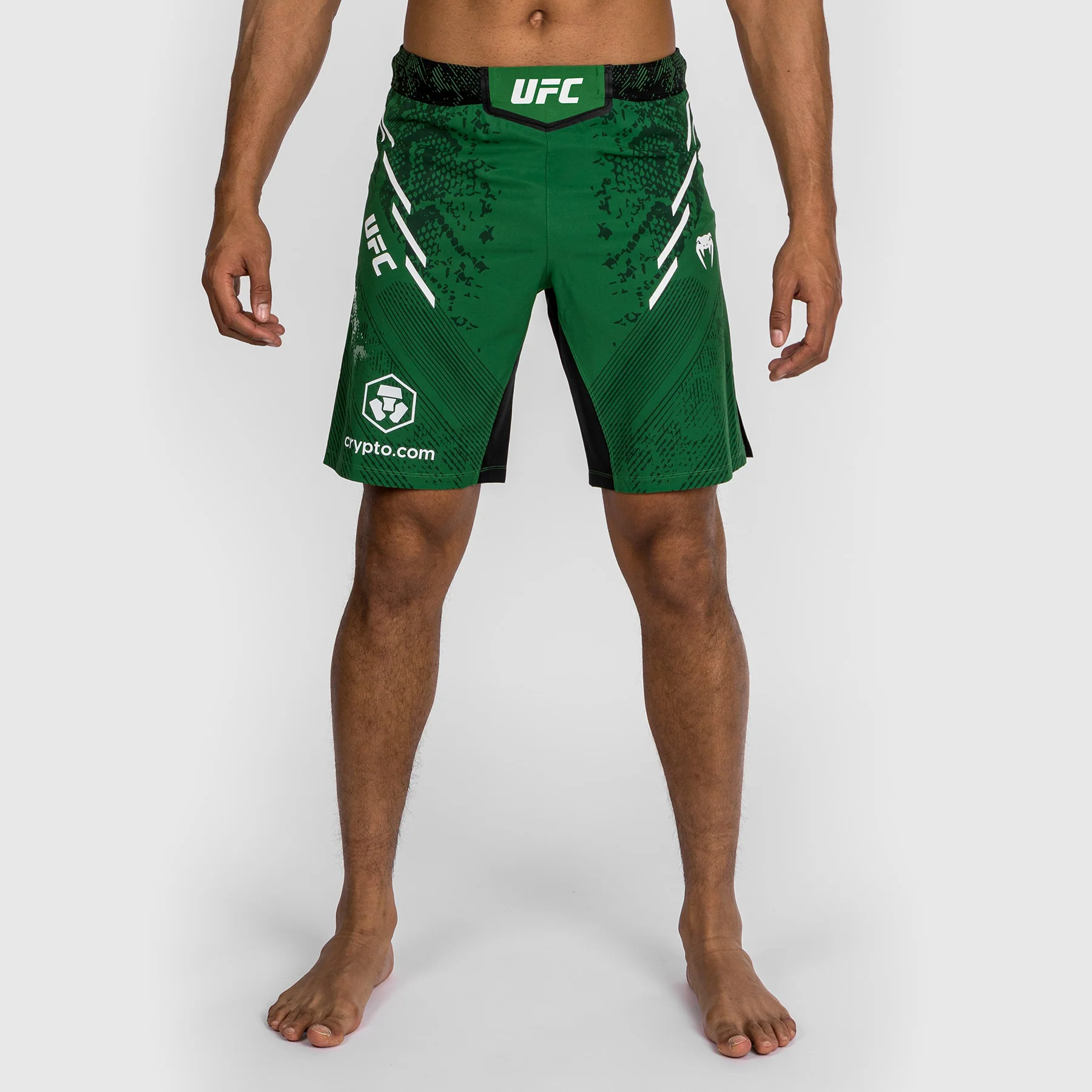 UFC Adrenaline by Venum Personalized Authentic Fight Night Pantalón Corto de Lucha para Hombre - Corte Largo - Amarillo - Image 2