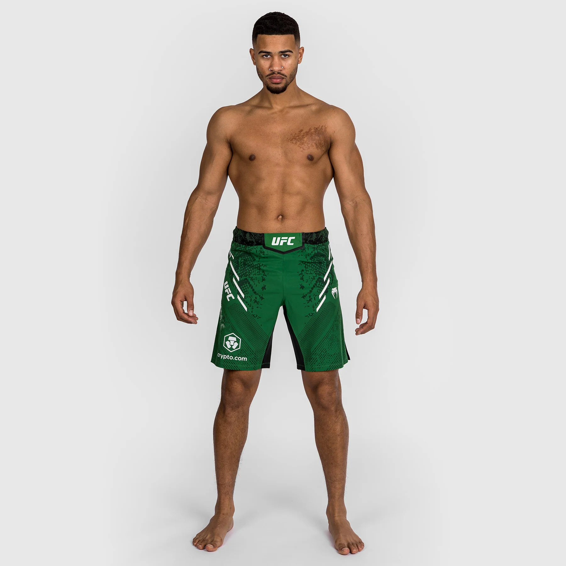 UFC Adrenaline by Venum Personalized Authentic Fight Night Pantalón Corto de Lucha para Hombre - Corte Largo - Amarillo - Image 3