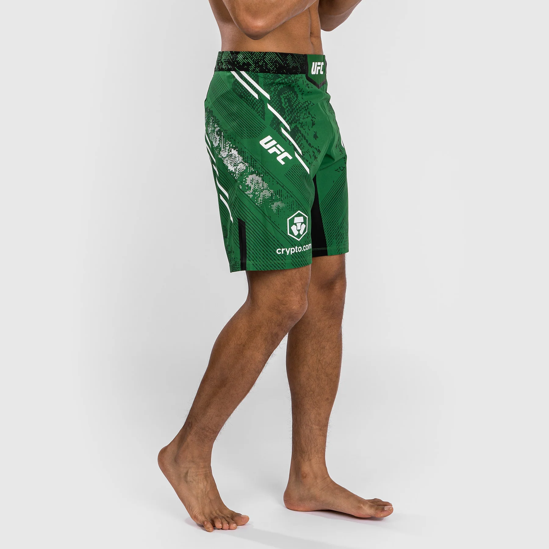 UFC Adrenaline by Venum Personalized Authentic Fight Night Pantalón Corto de Lucha para Hombre - Corte Largo - Amarillo - Image 4