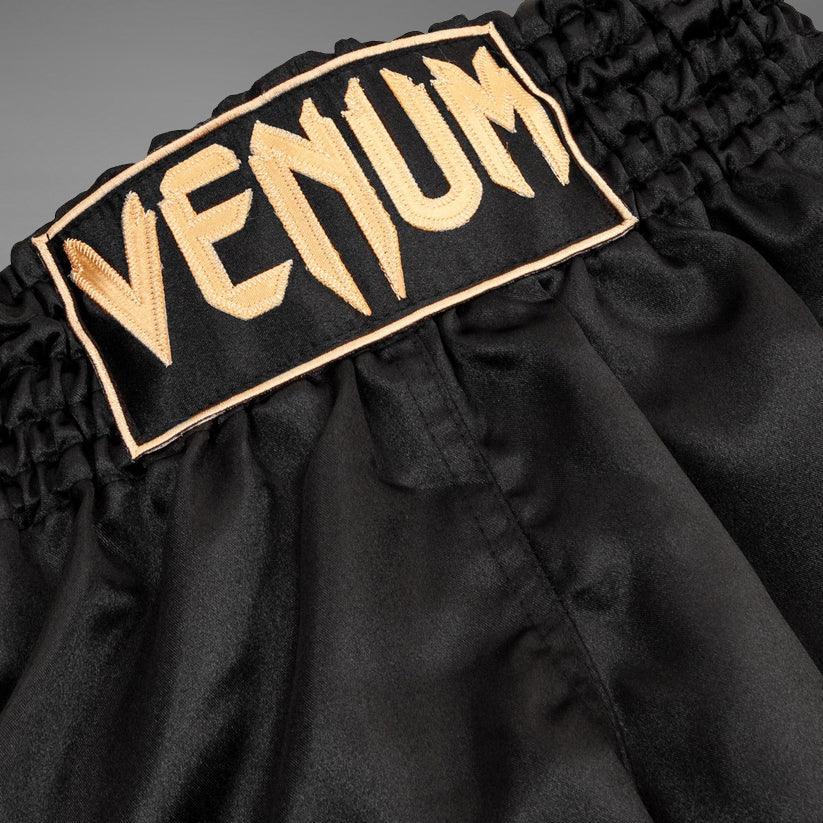 Venum Classic Short de Muay Thai - Negro/Dorado - Image 3