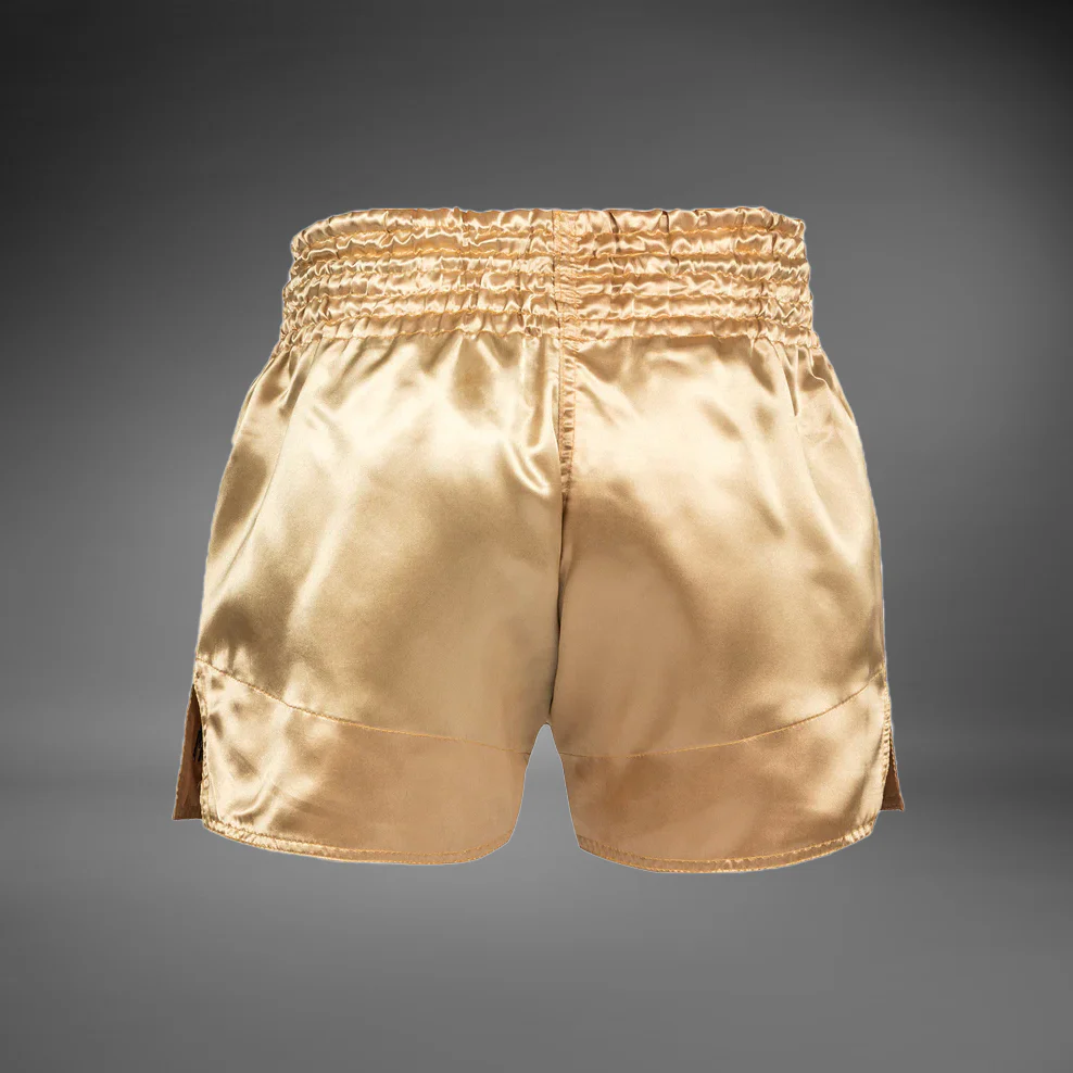 Shorts de Boxeo Tailandés Venum Classic Oro/Negro - Image 2