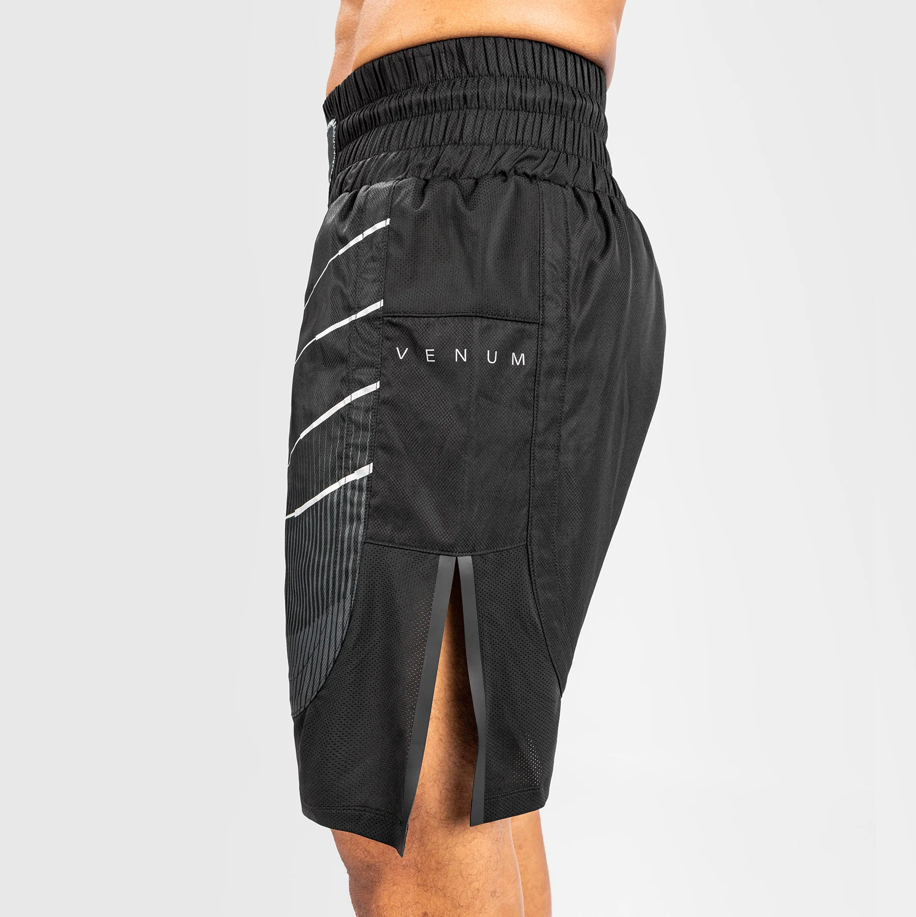 Venum Biomecha Pantalón Corto de Boxeo – Negro/Gris - Image 3