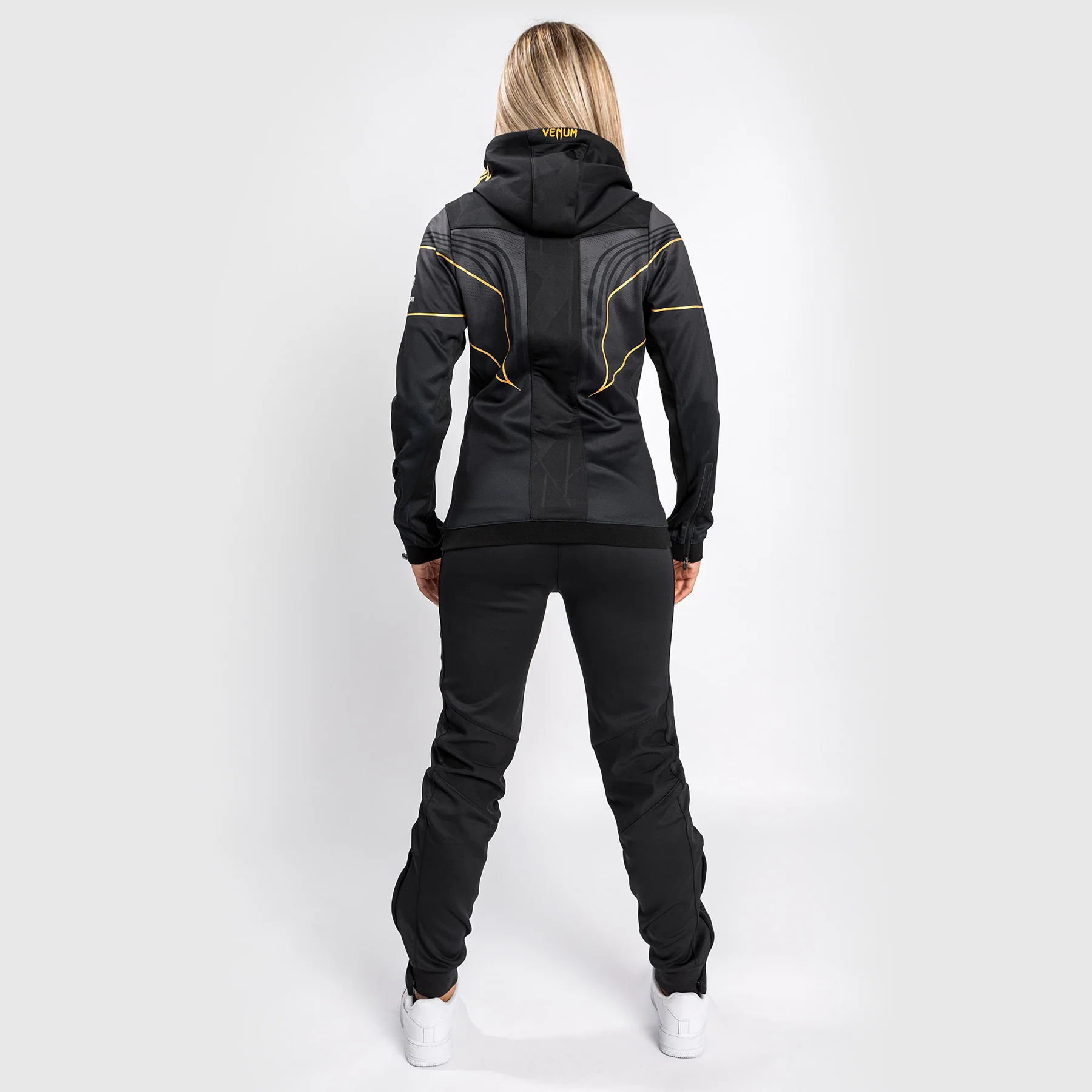 Sudadera con capucha UFC Venum Authentic Fight Night 2.0 para mujer - Campeón - Image 5