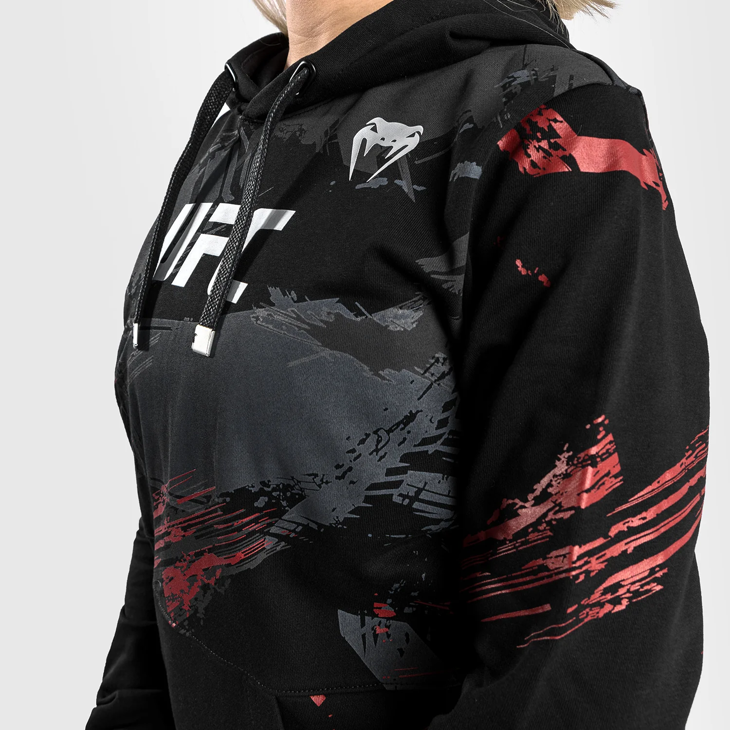Sudadera con capucha UFC Venum Authentic Fight Week 2.0 - Para mujer - Negro - Image 3
