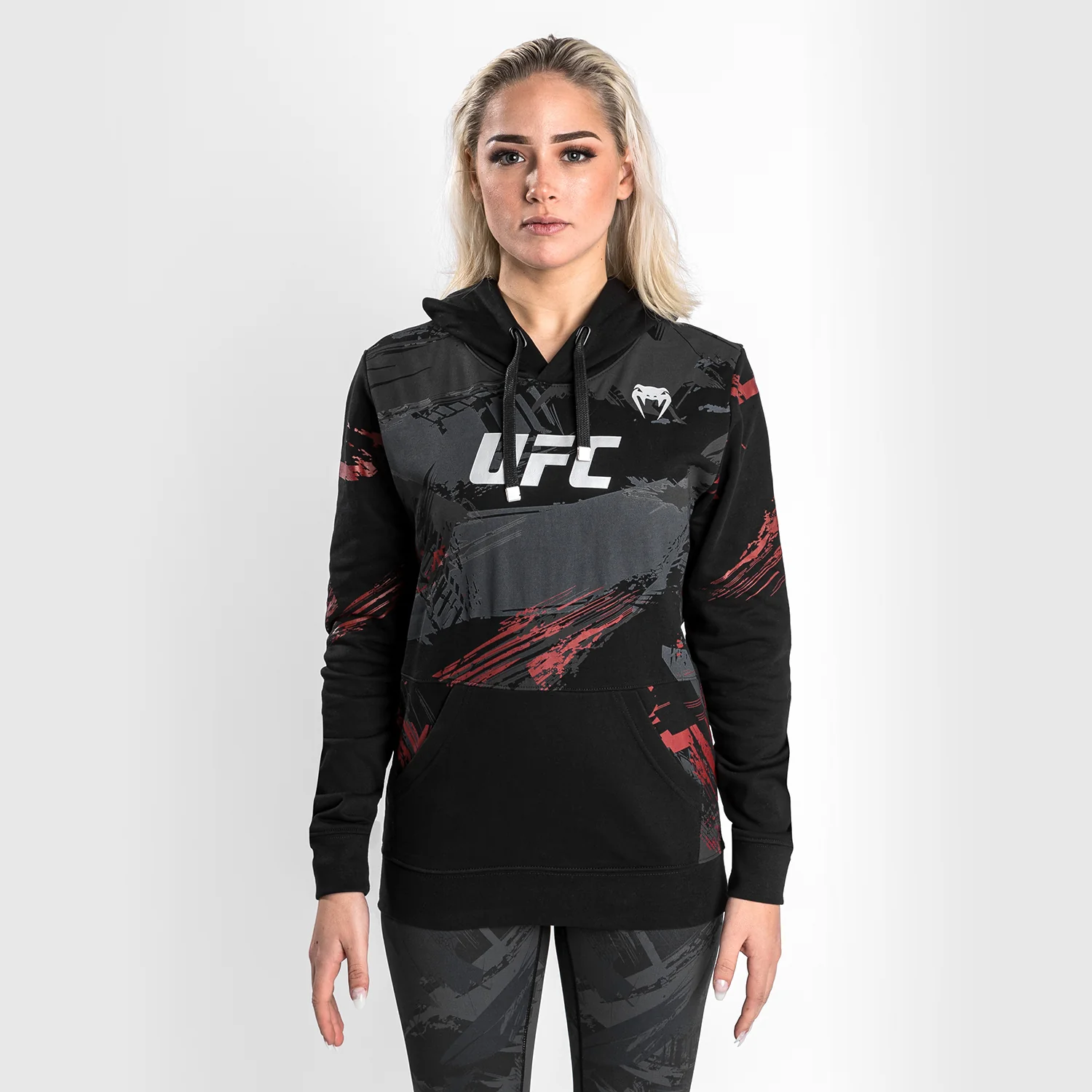 Sudadera con capucha UFC Venum Authentic Fight Week 2.0 - Para mujer - Negro - Image 8