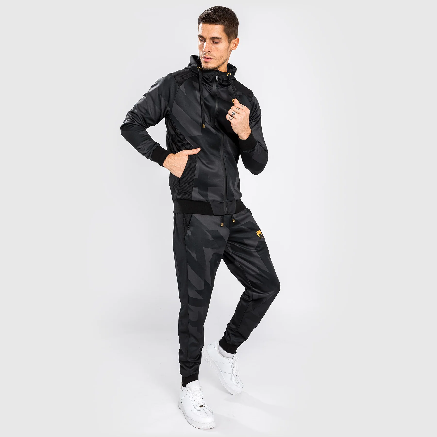 Sudadera con Capucha Venum Razor - Negro/Oro