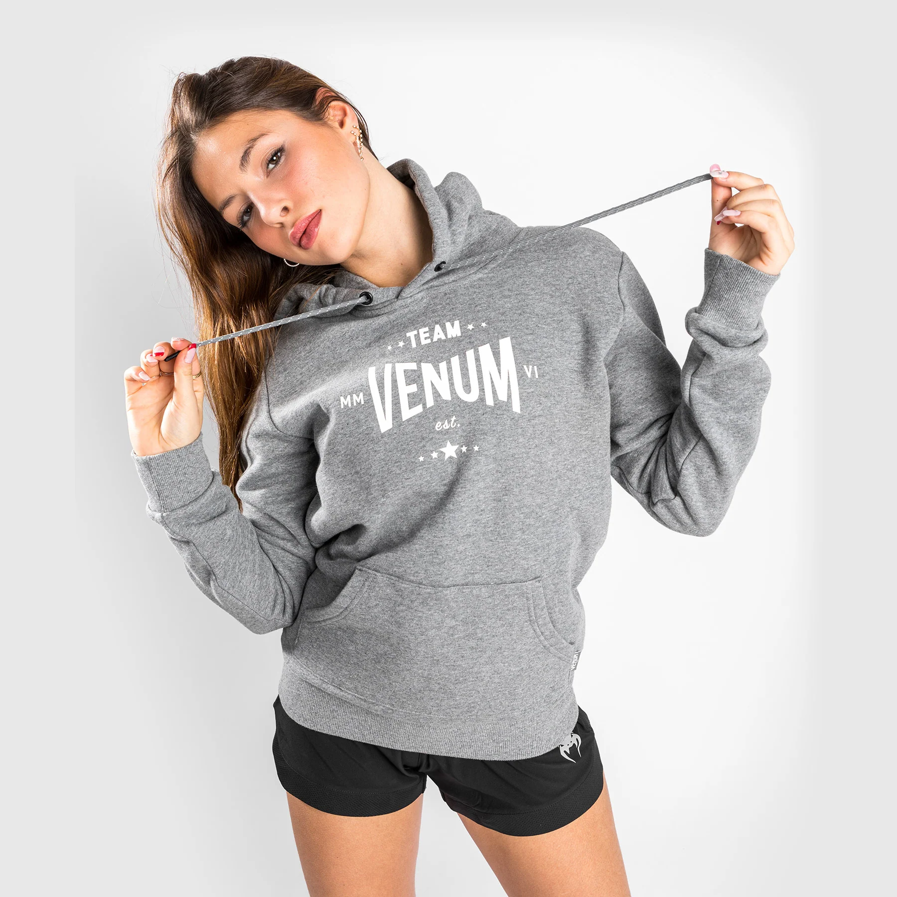 Sudadera con capucha Venum Team 2.0 - Para mujer - Gris claro - Image 2