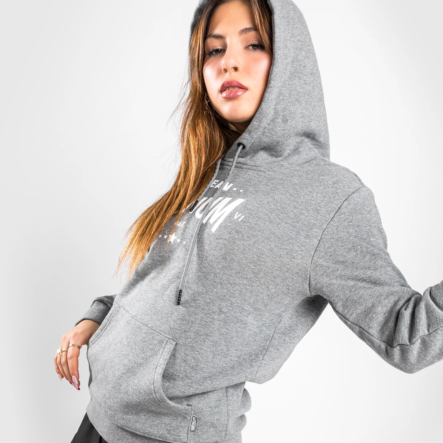 Sudadera con capucha Venum Team 2.0 - Para mujer - Gris claro - Image 5