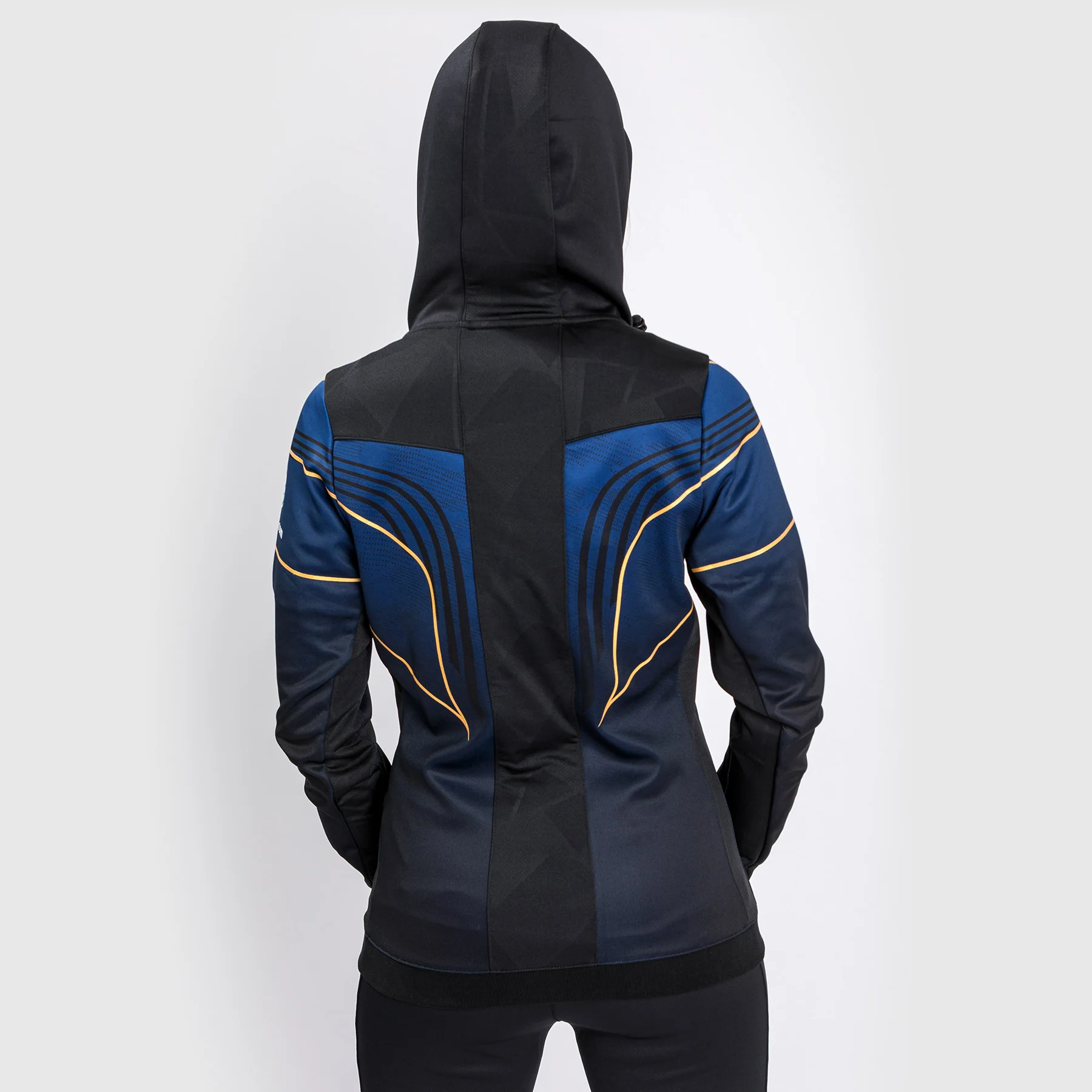 Sudadera con capucha Walkout para mujer UFC Venum Authentic Fight Night 2.0 - Midnight Edition - Champion - Image 6