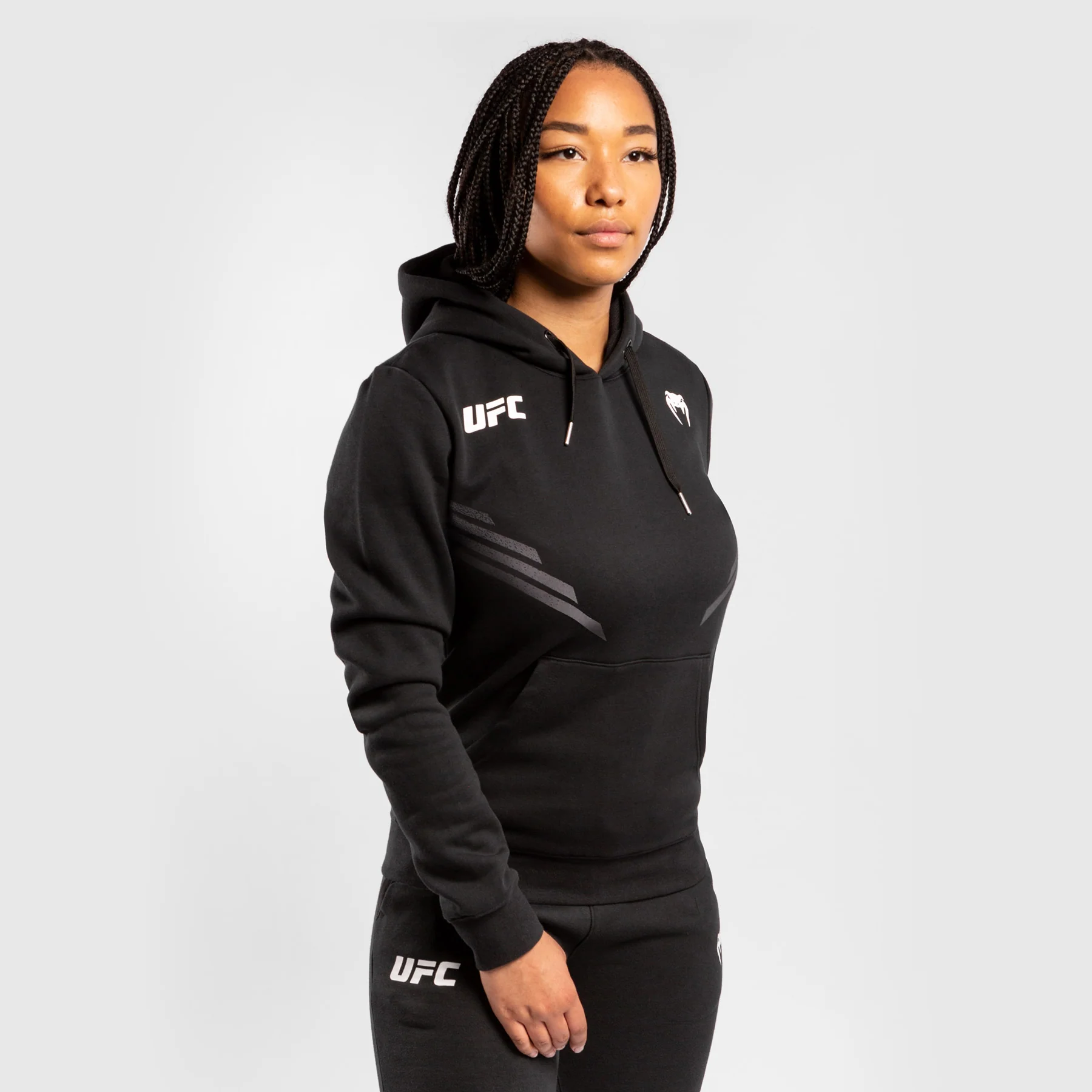 Sudadera Para Mujer UFC Venum Replica - Negro - Image 3