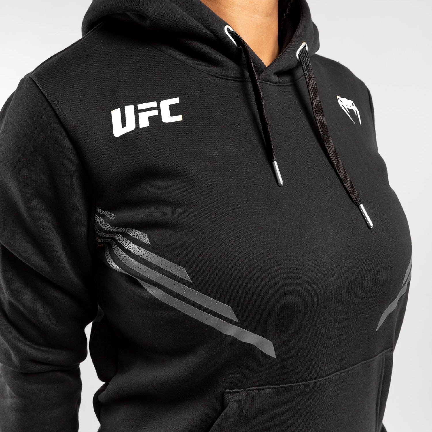 Sudadera Para Mujer UFC Venum Replica - Negro - Image 5