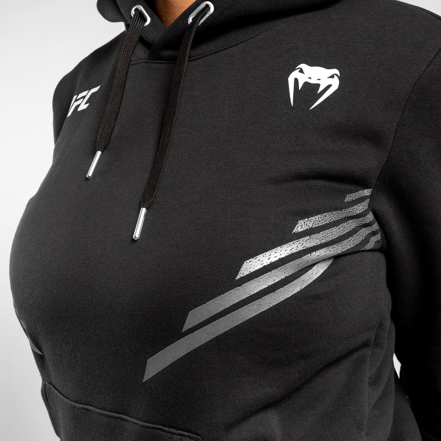 Sudadera Para Mujer UFC Venum Replica - Negro - Image 7