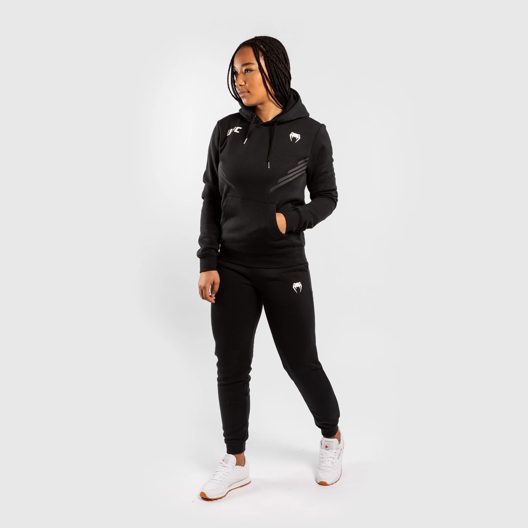 Sudadera Para Mujer UFC Venum Replica - Negro - Image 8