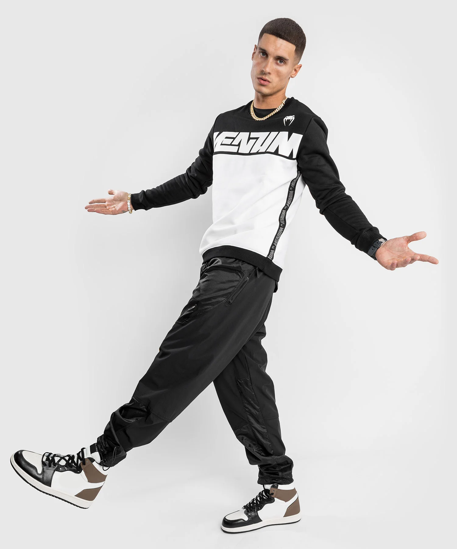 Sudadera Venum CONNECT - Negro/Blanco - Image 3