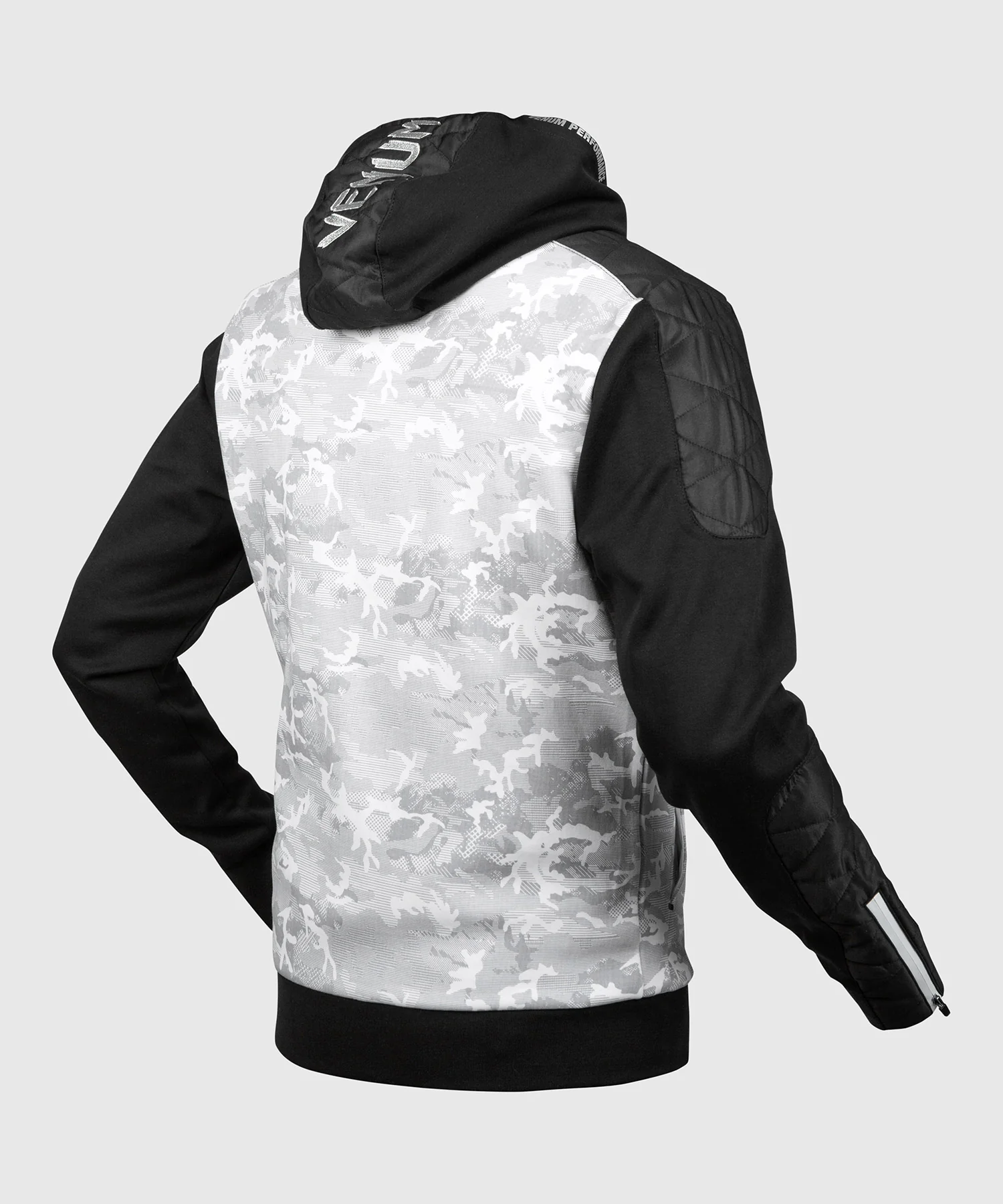 Sudadera Venum Laser Evo - Blanco/Negro - Image 2
