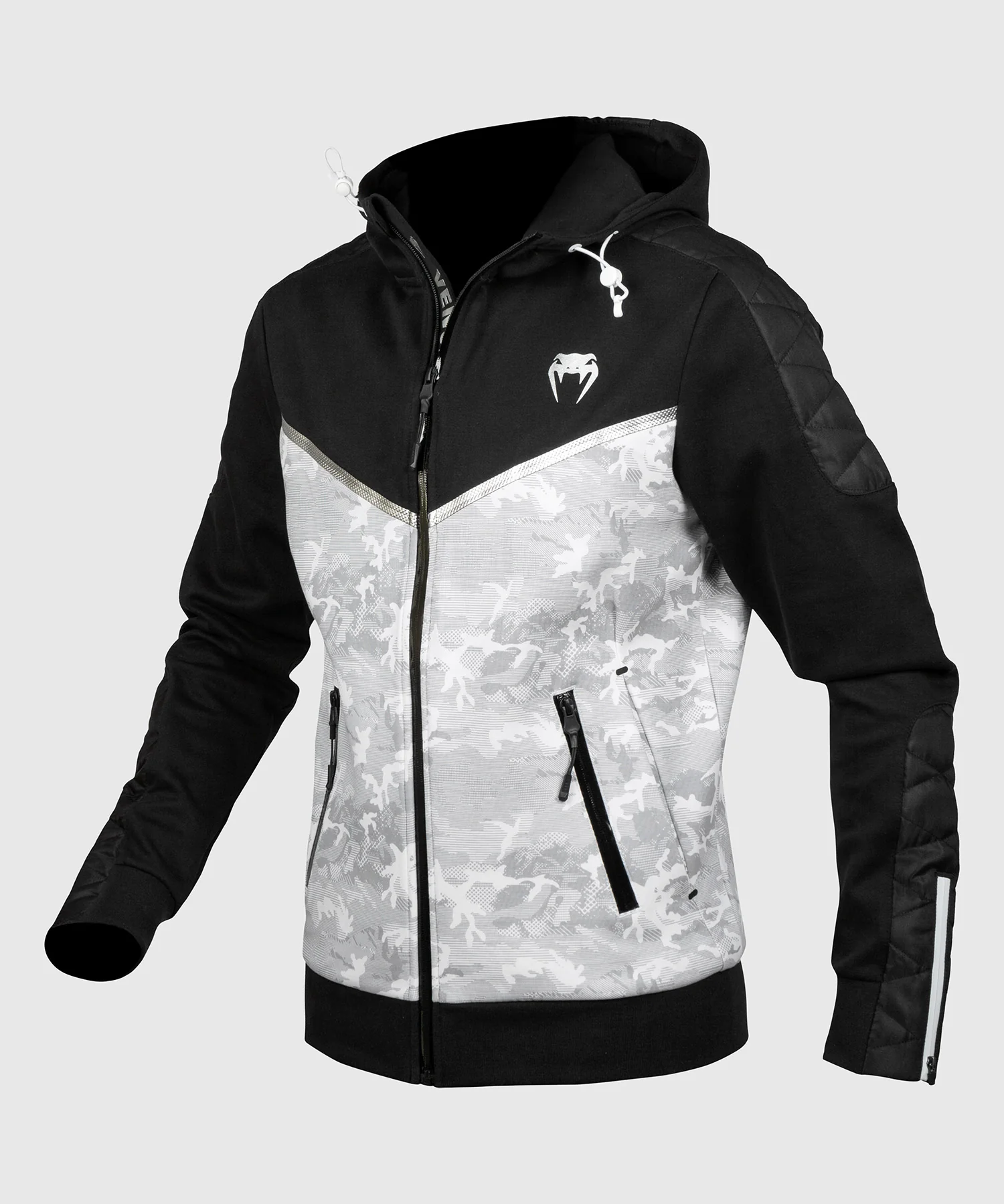 Sudadera Venum Laser Evo - Blanco/Negro - Image 3