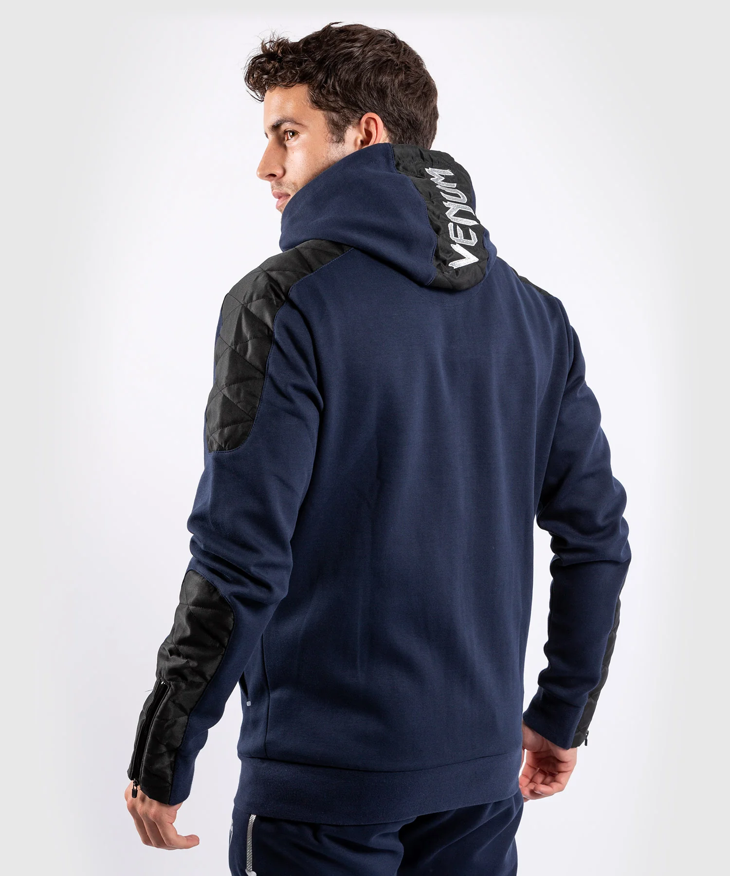 Sudadera Venum Laser Evo - Navy/Silver - Image 2