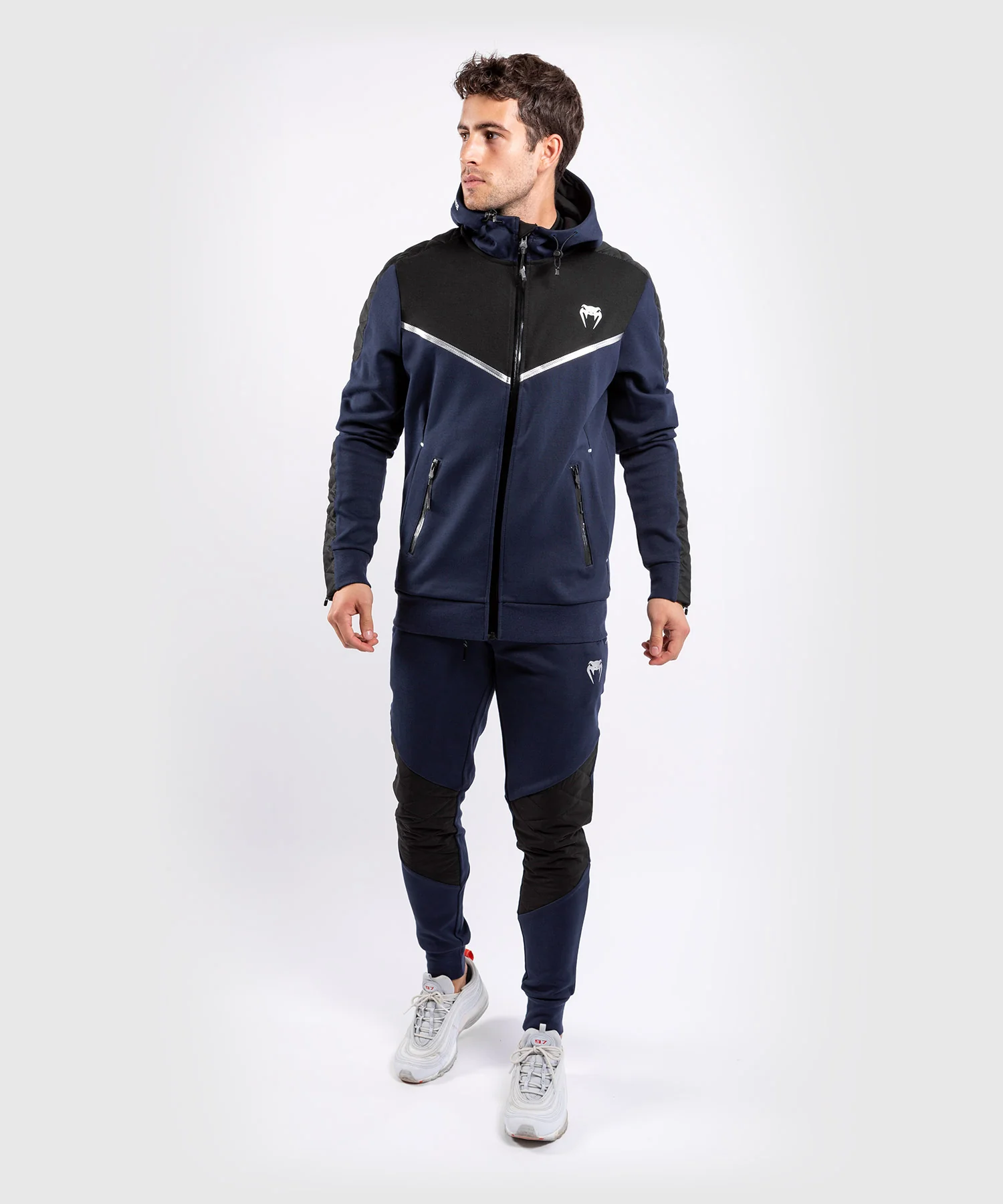 Sudadera Venum Laser Evo - Navy/Silver - Image 9