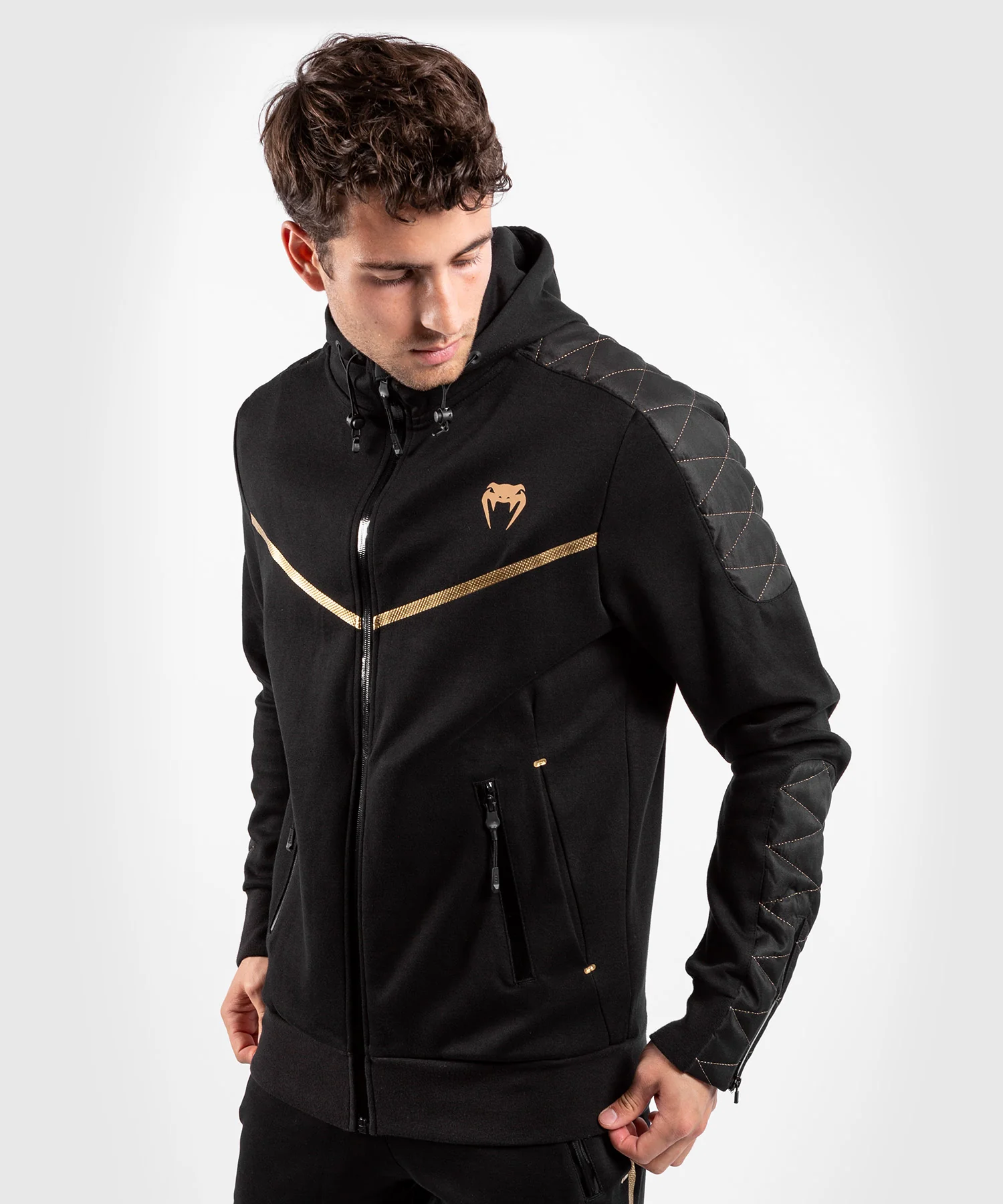 Sudadera Venum Laser Evo - Negro/Oro - Image 5