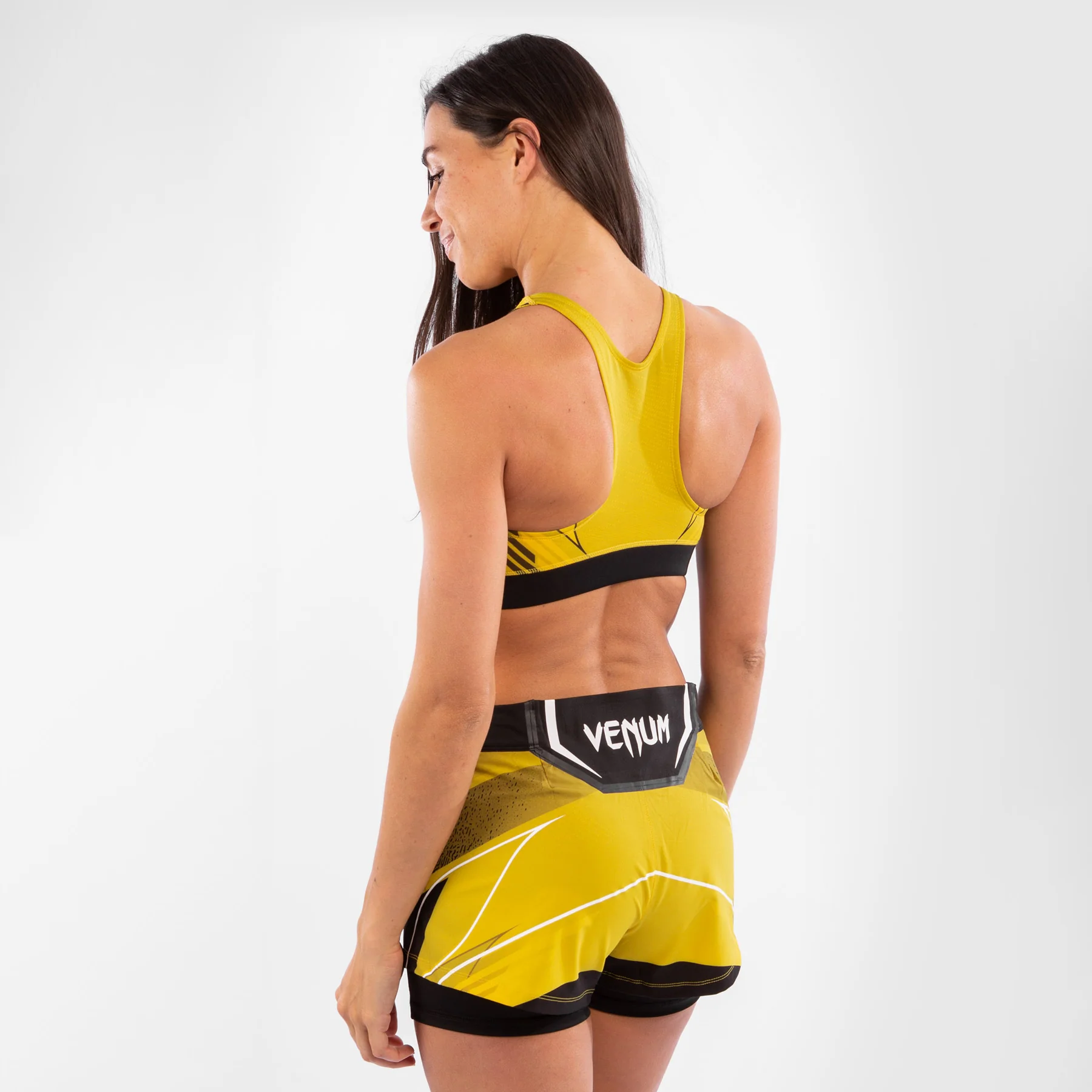 Sujetador Deportivo Para Mujer UFC Venum Authentic Fight Night - Amarillo - Image 4