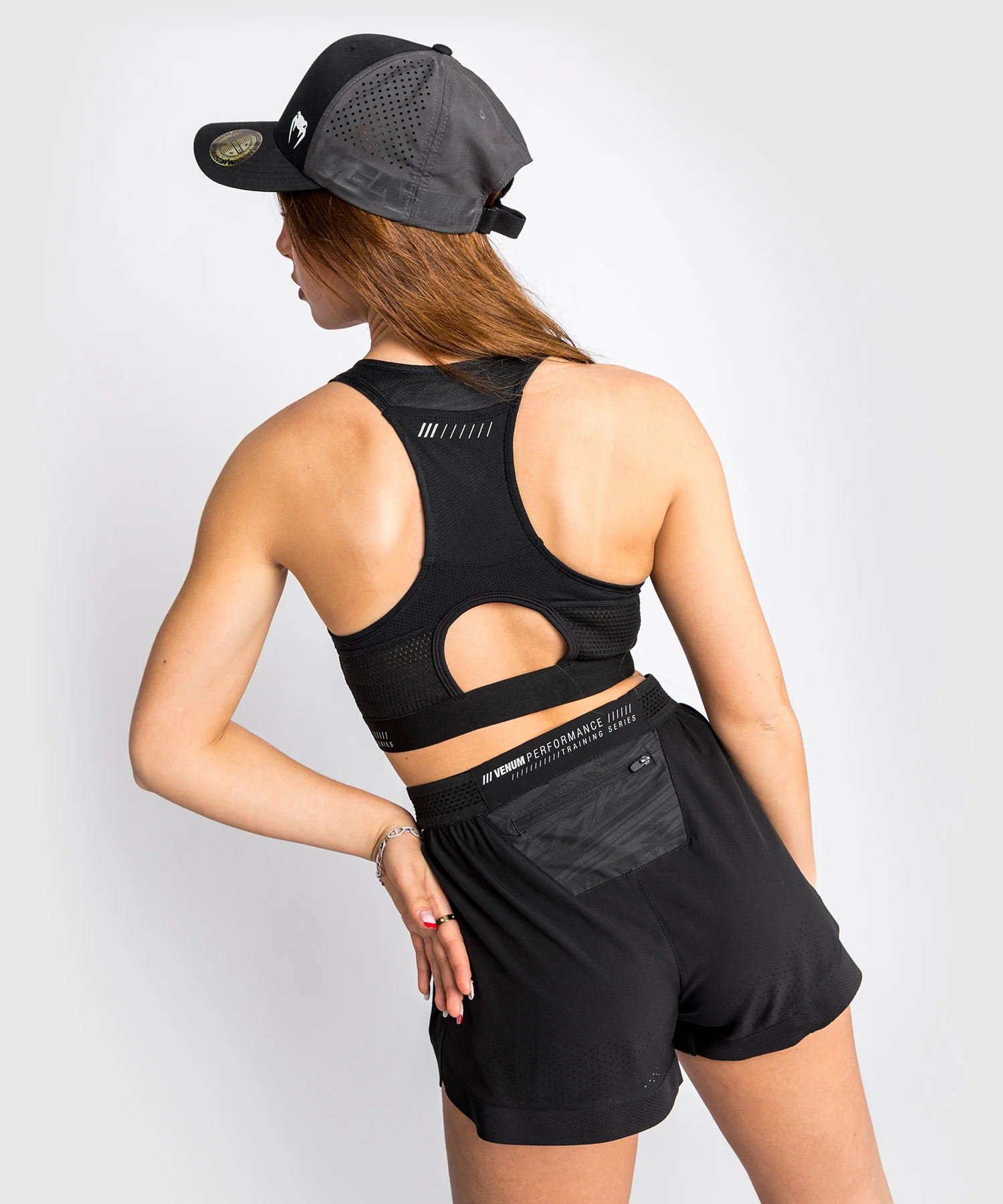 Sujetador deportivo Venum Tempest 2.0 - Negro/Gris - Image 4