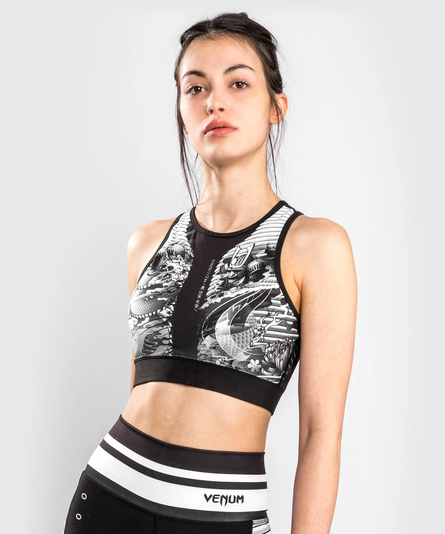 Sujetador Deportivo Venum YKZ21 - Negro/Blanco - Image 7