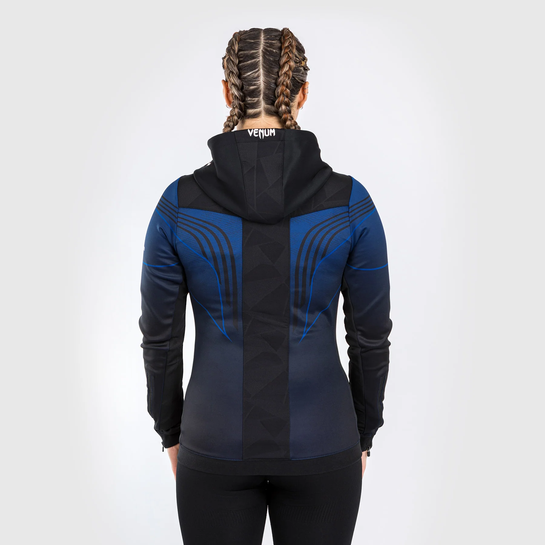 Sudadera con capucha Walkout para mujer UFC Venum Authentic Fight Night 2.0 - Midnight Edition - Image 4