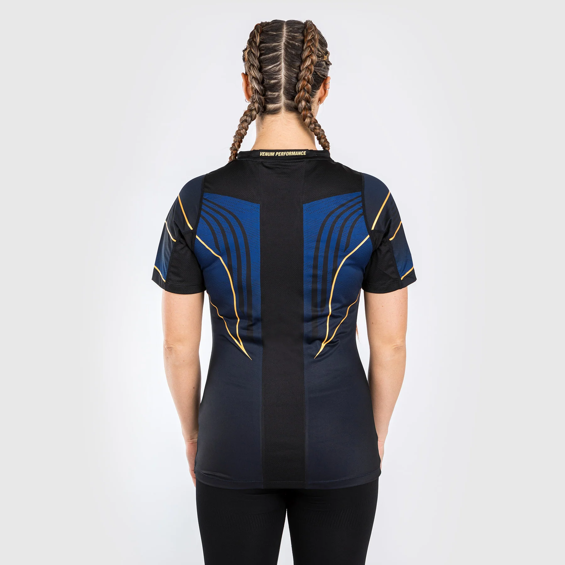 Camiseta UFC Venum personalizada Authentic Fight Night 2.0 para mujer - Midnight Edition - Champion - Image 5