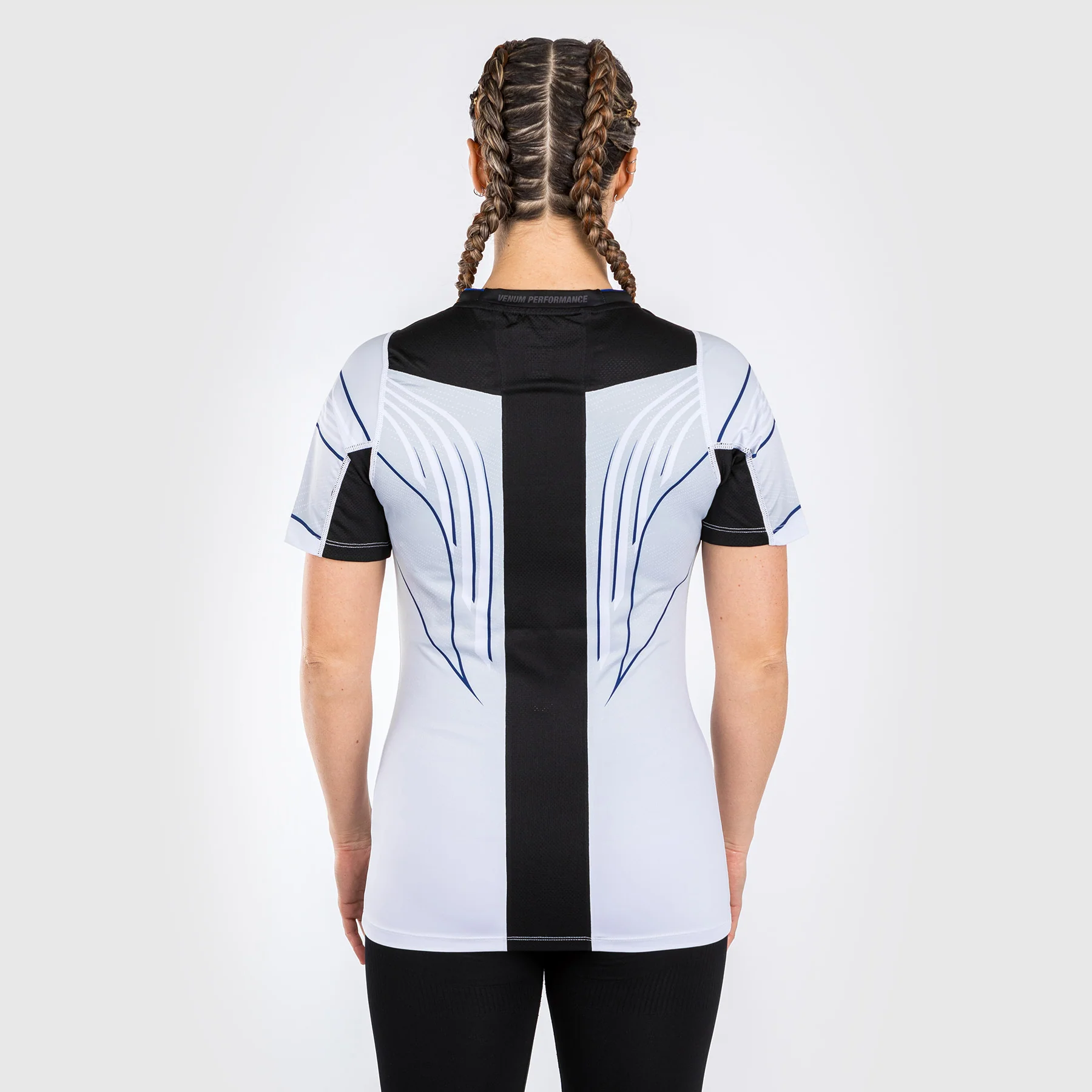 Camiseta UFC Venum personalizada Authentic Fight Night 2.0 para mujer - Midnight Edition - Ice - Image 5